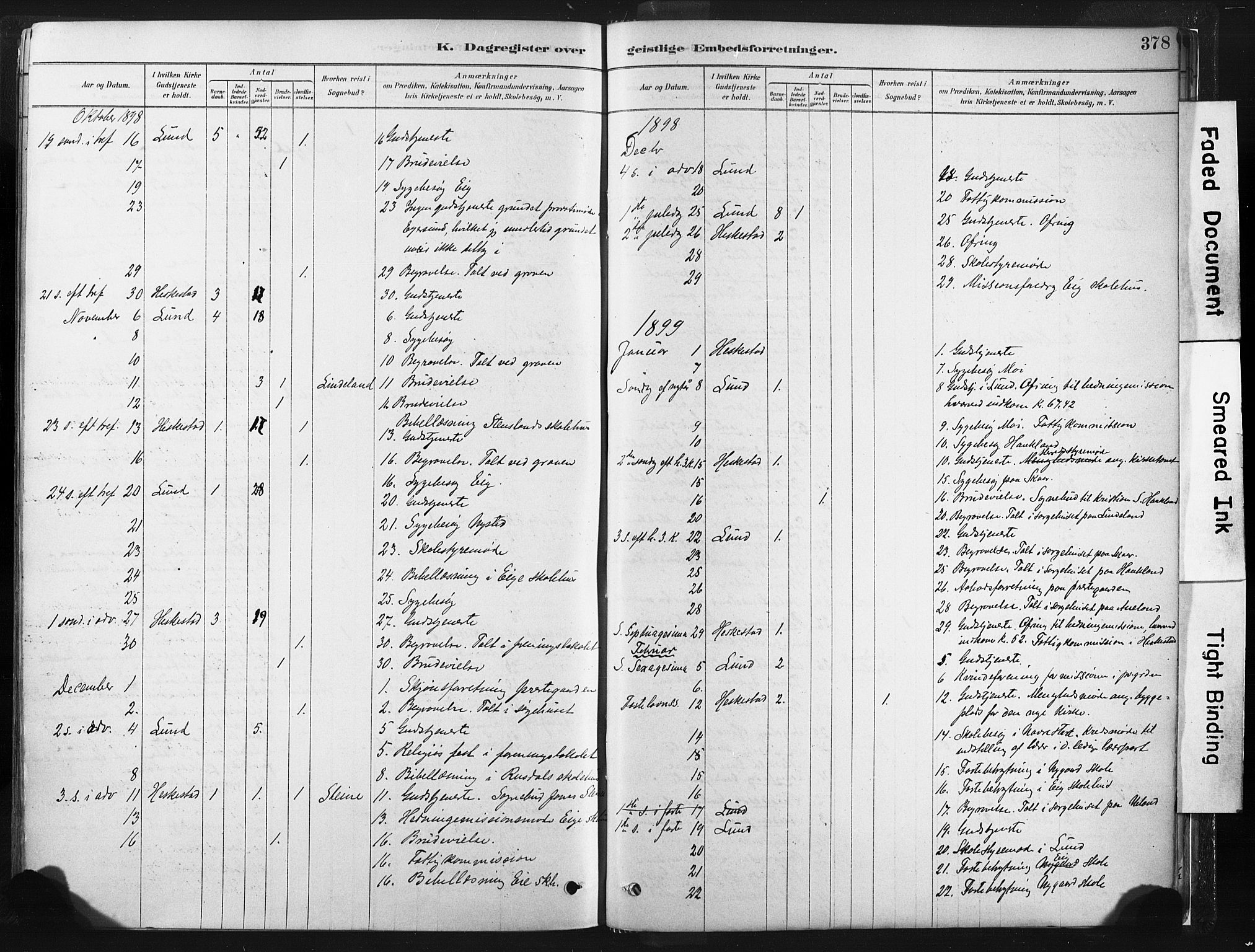 Lund sokneprestkontor, AV/SAST-A-101809/S06/L0011: Parish register (official) no. A 10, 1877-1904, p. 378