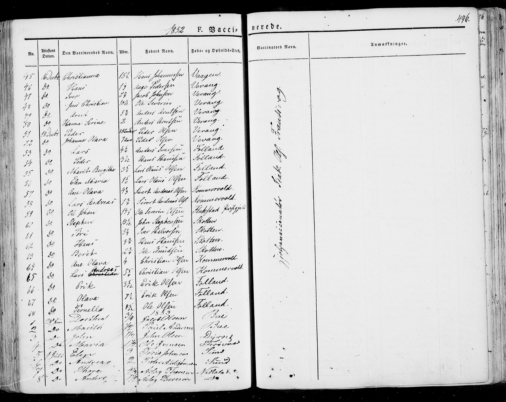 Ministerialprotokoller, klokkerbøker og fødselsregistre - Møre og Romsdal, SAT/A-1454/568/L0803: Parish register (official) no. 568A10, 1830-1853, p. 496