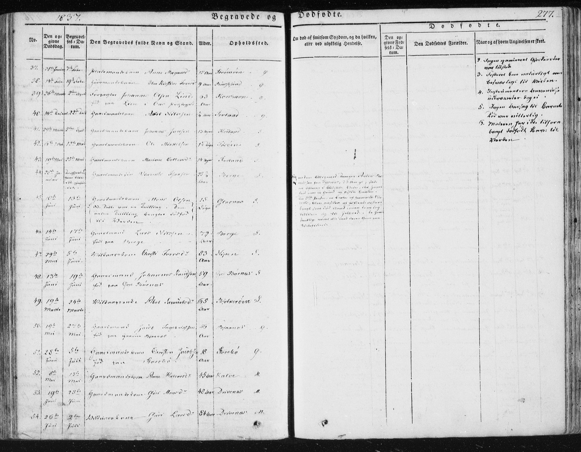 Sund sokneprestembete, SAB/A-99930: Parish register (official) no. A 13, 1835-1849, p. 277