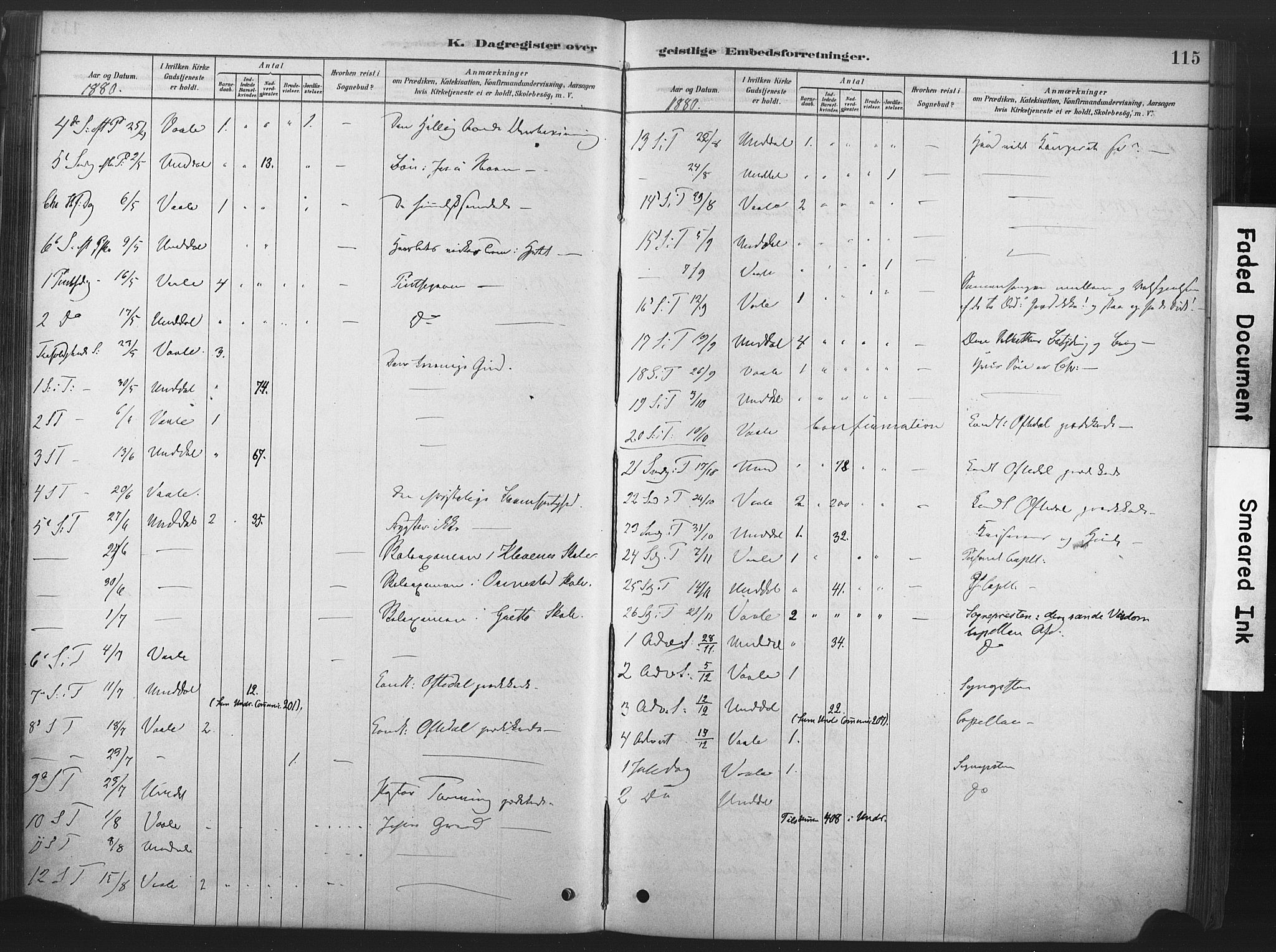 Våle kirkebøker, SAKO/A-334/F/Fb/L0002: Parish register (official) no. II 2, 1878-1907, p. 115