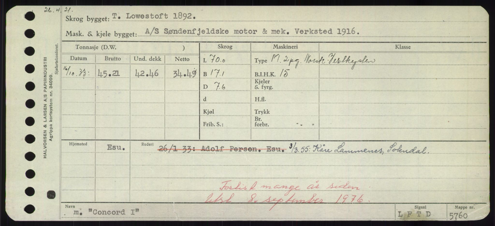 Sjøfartsdirektoratet med forløpere, Skipsmålingen, AV/RA-S-1627/H/Hd/L0008: Fartøy, C-D, p. 143