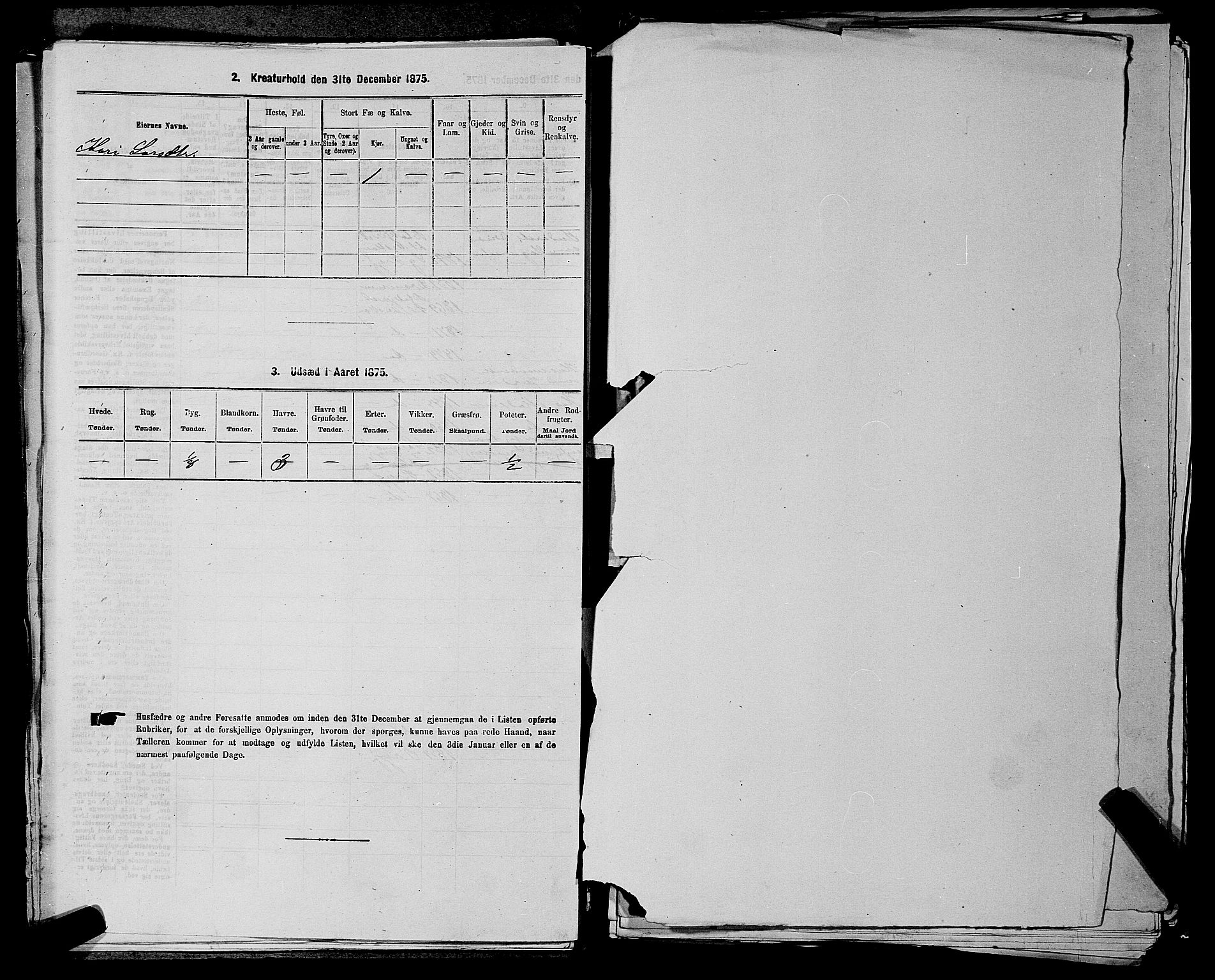 RA, 1875 census for 0224P Aurskog, 1875, p. 1357