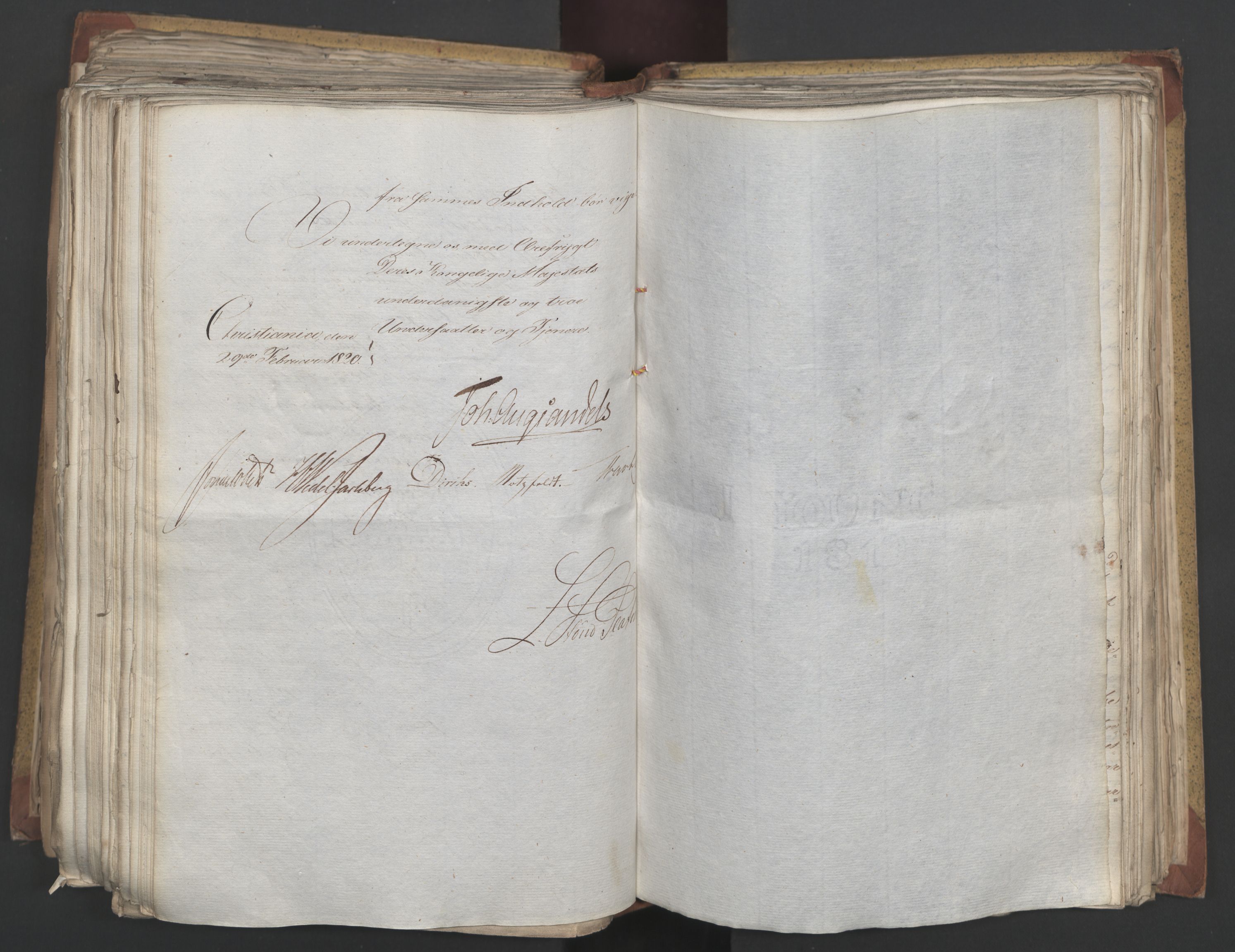 Statsrådsavdelingen i Stockholm, AV/RA-S-1003/D/Da/L0021: Regjeringsinnstillinger nr. 4233-4398, 1820, p. 334