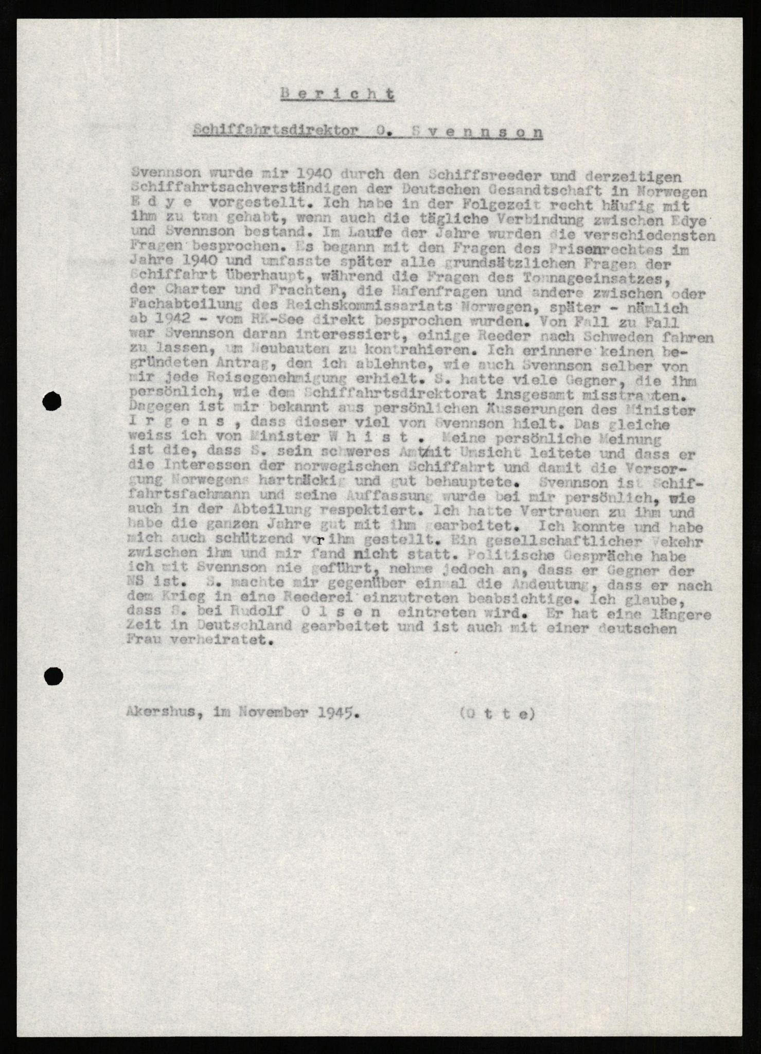 Forsvaret, Forsvarets overkommando II, AV/RA-RAFA-3915/D/Db/L0025: CI Questionaires. Tyske okkupasjonsstyrker i Norge. Tyskere., 1945-1946, p. 254