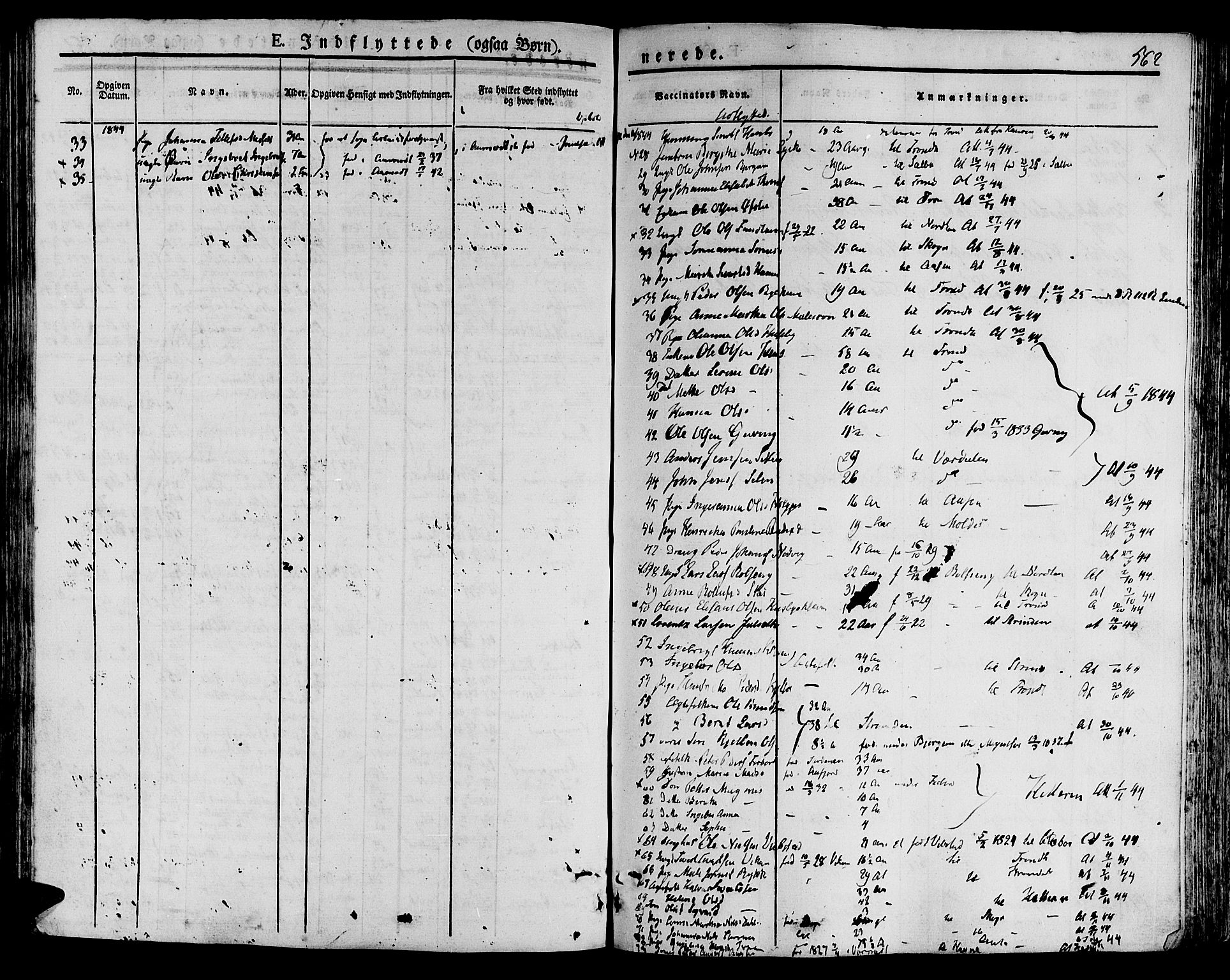 Ministerialprotokoller, klokkerbøker og fødselsregistre - Nord-Trøndelag, AV/SAT-A-1458/709/L0072: Parish register (official) no. 709A12, 1833-1844, p. 562