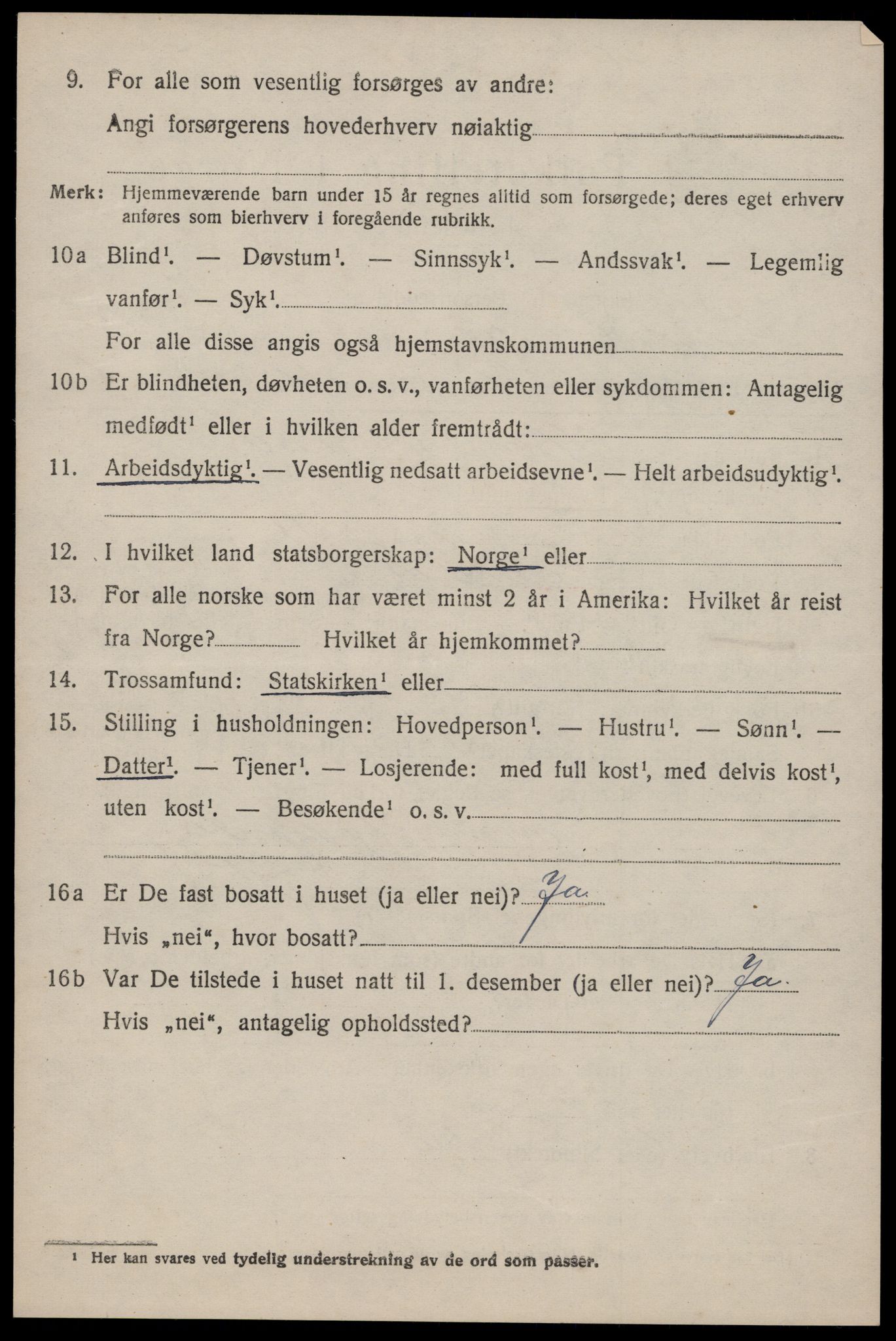 SAKO, 1920 census for Lårdal, 1920, p. 2896