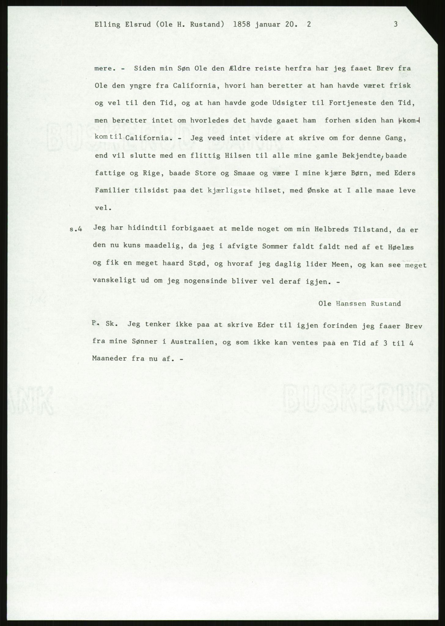 Samlinger til kildeutgivelse, Amerikabrevene, AV/RA-EA-4057/F/L0018: Innlån fra Buskerud: Elsrud, 1838-1914, p. 1171