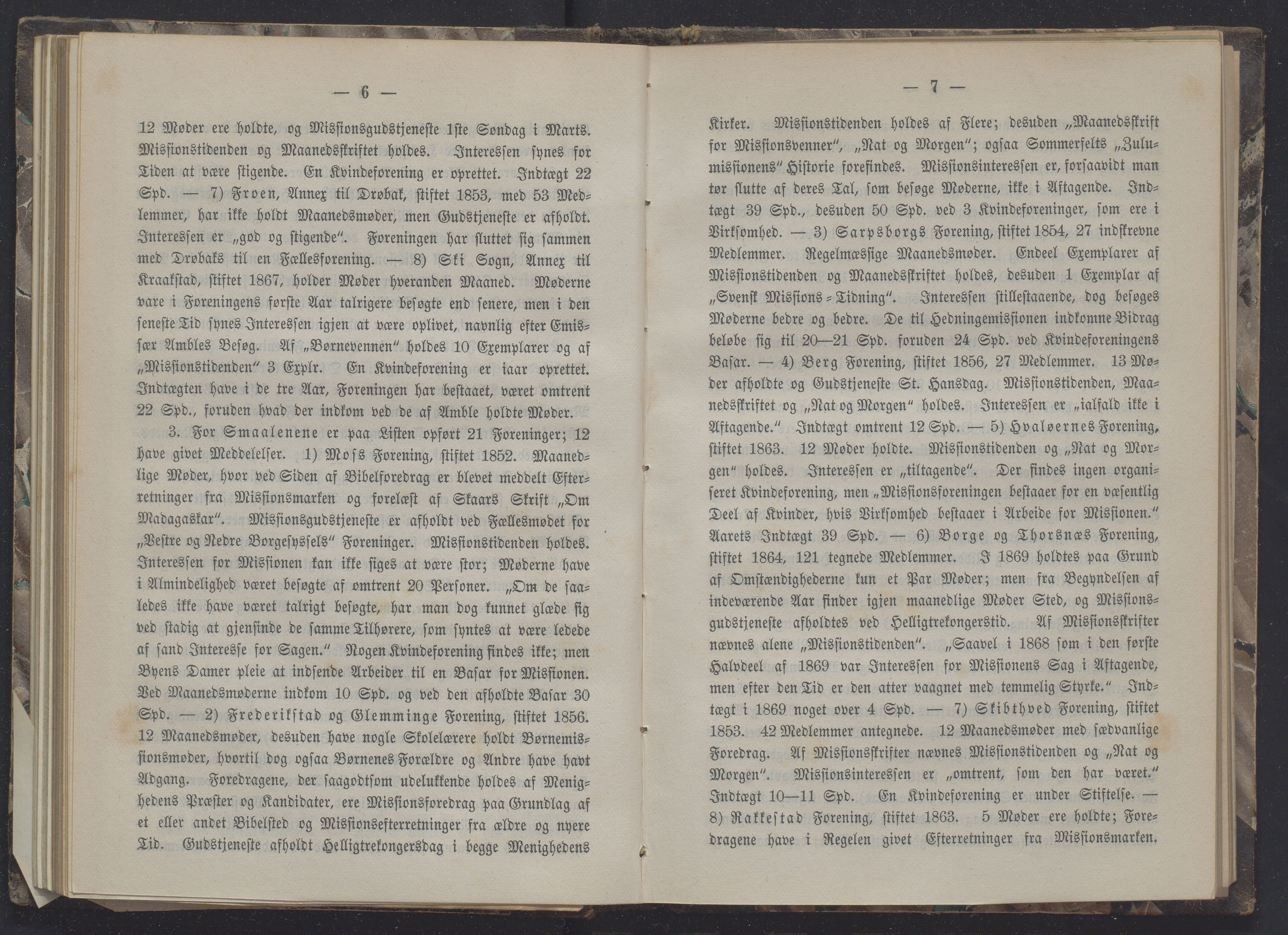 Det Norske Misjonsselskap - hovedadministrasjonen, VID/MA-A-1045/D/Db/Dba/L0337/0009: Beretninger, Bøker, Skrifter o.l   / Årsberetninger 28 , 1870, p. 6-7