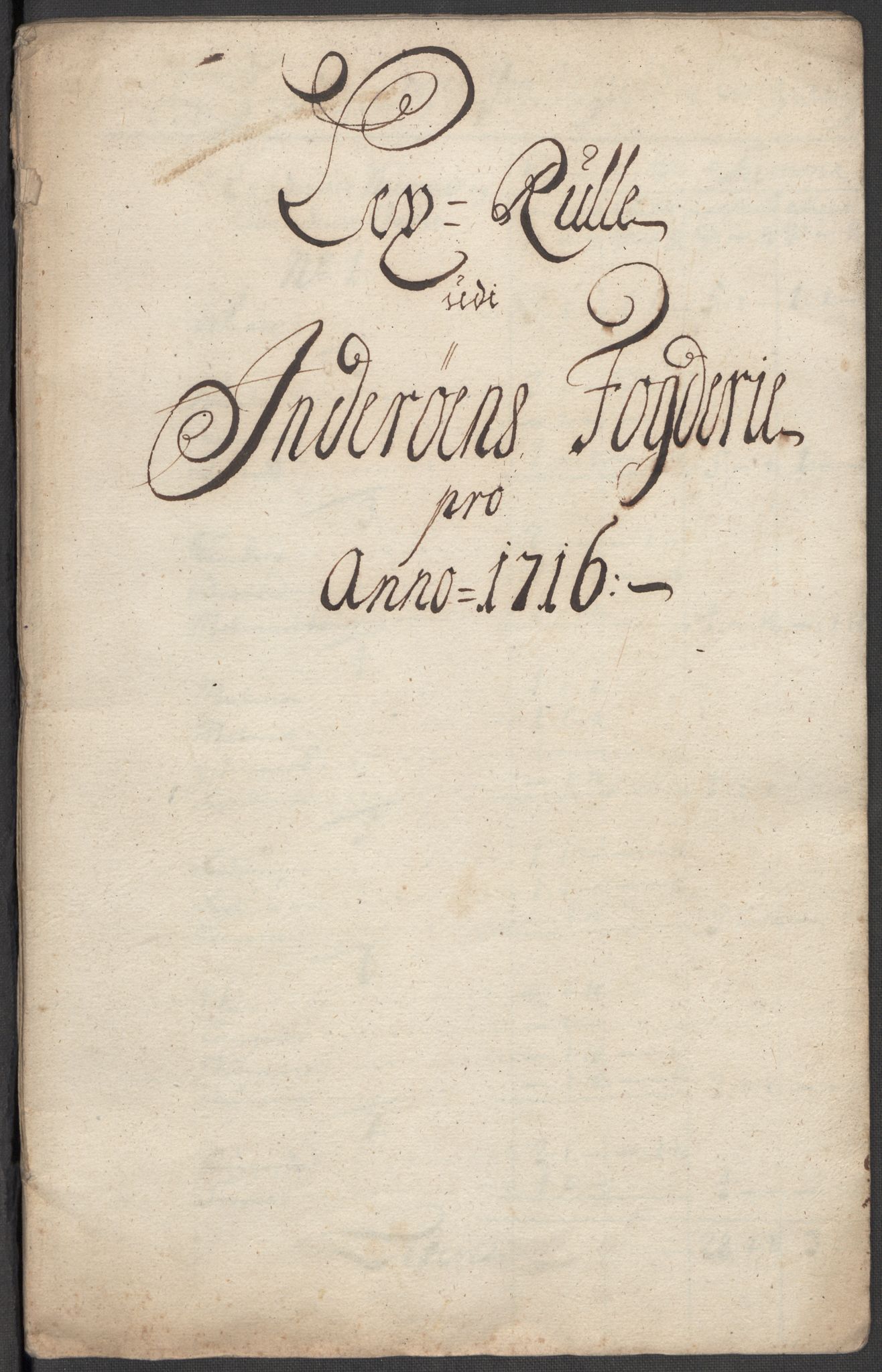 Rentekammeret inntil 1814, Reviderte regnskaper, Fogderegnskap, RA/EA-4092/R63/L4324: Fogderegnskap Inderøy, 1716, p. 105