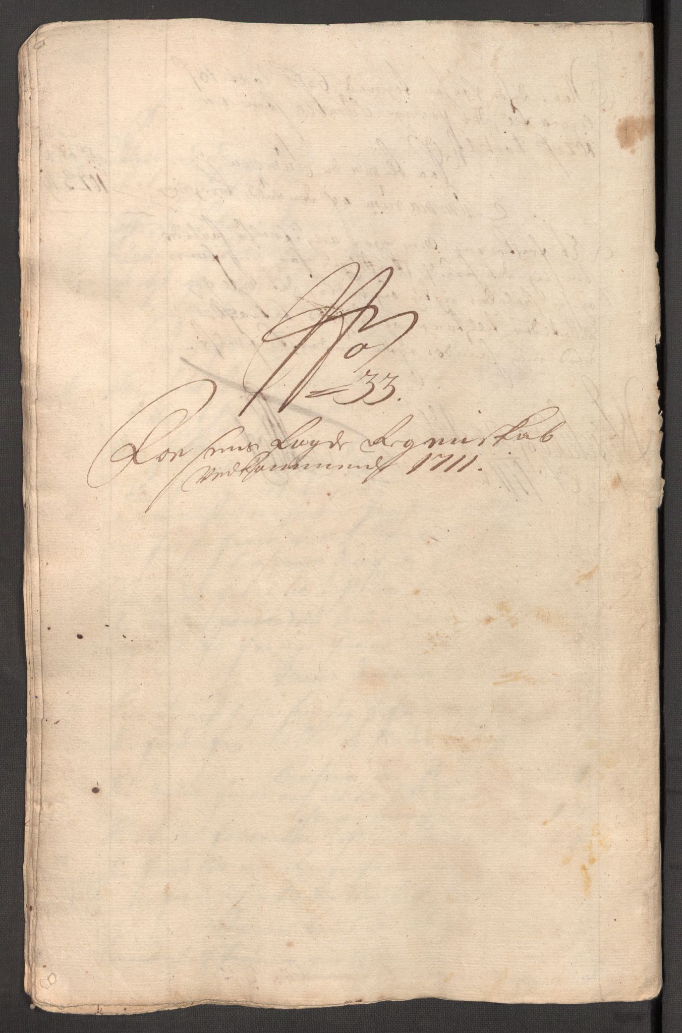 Rentekammeret inntil 1814, Reviderte regnskaper, Fogderegnskap, AV/RA-EA-4092/R57/L3860: Fogderegnskap Fosen, 1711, p. 372