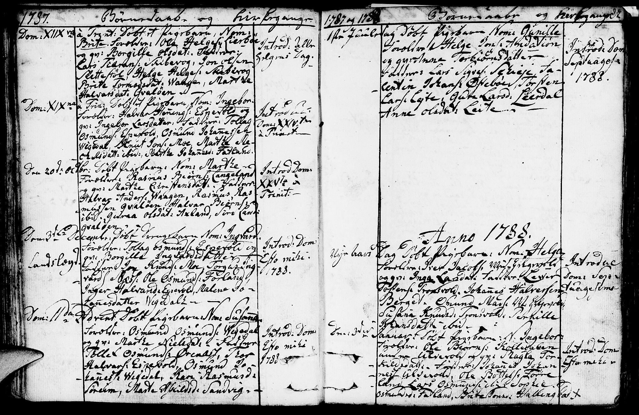 Vikedal sokneprestkontor, SAST/A-101840/01/IV: Parish register (official) no. A 2, 1779-1817, p. 82