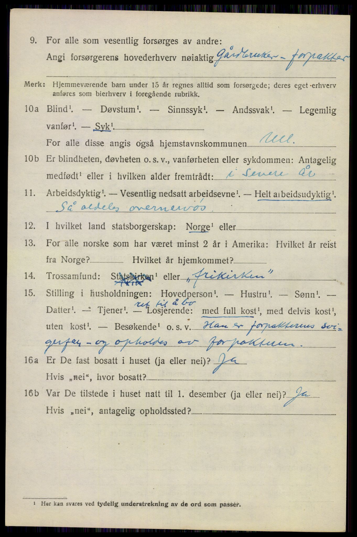 SAO, 1920 census for Ullensaker, 1920, p. 7248