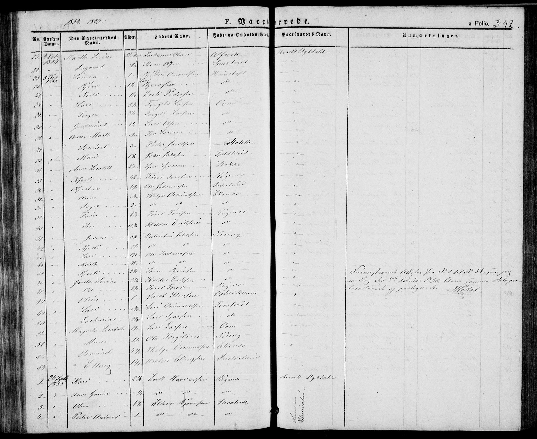 Skjold sokneprestkontor, AV/SAST-A-101847/H/Ha/Haa/L0005: Parish register (official) no. A 5, 1830-1856, p. 342