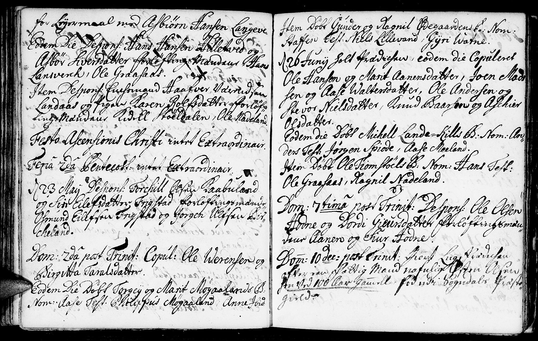 Evje sokneprestkontor, AV/SAK-1111-0008/F/Fa/Fac/L0001: Parish register (official) no. A 1, 1705-1764, p. 118-119