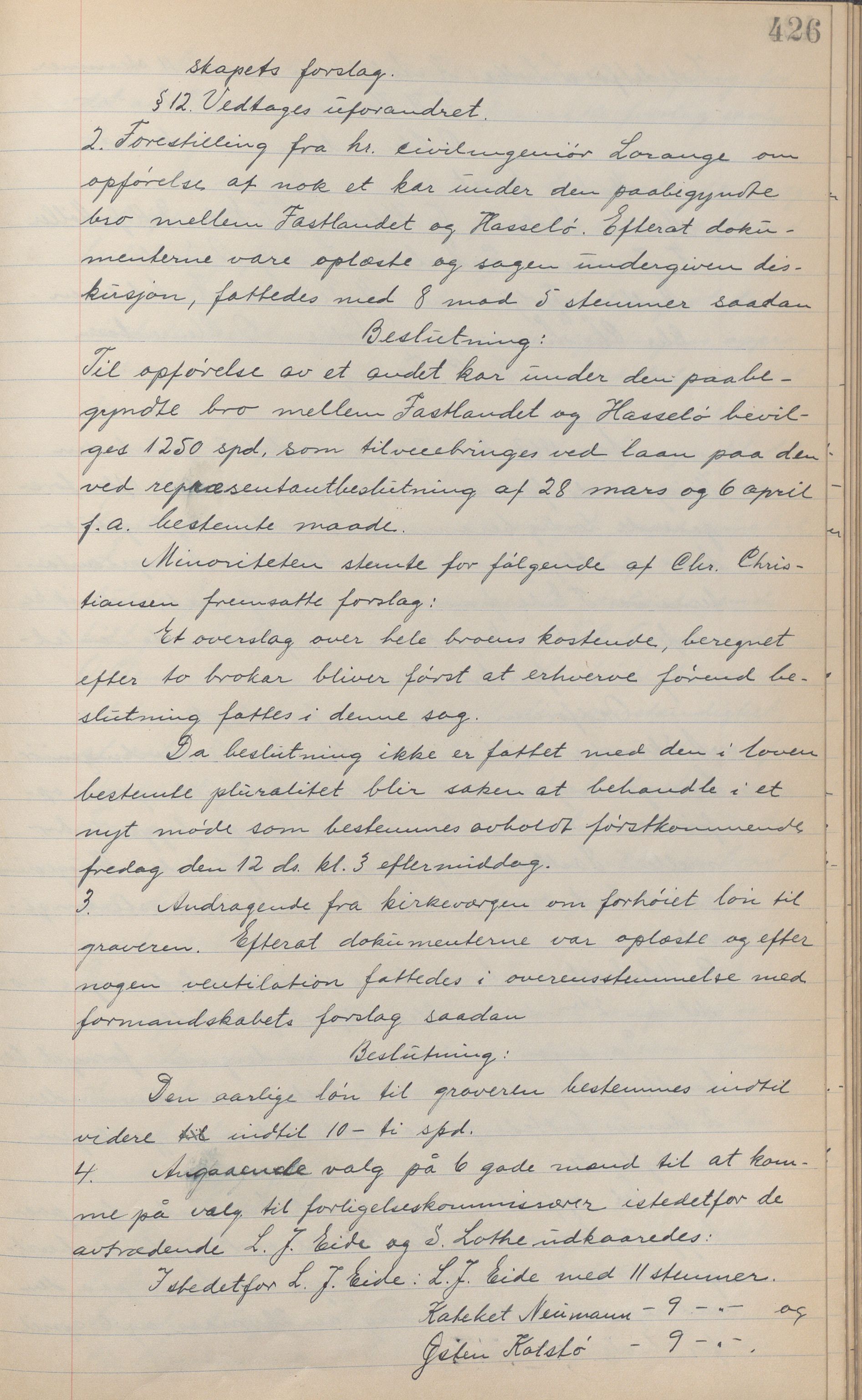 Haugesund kommune - Formannskapet, IKAR/X-0001/A/L0002: Transkribert møtebok, 1855-1874, p. 426