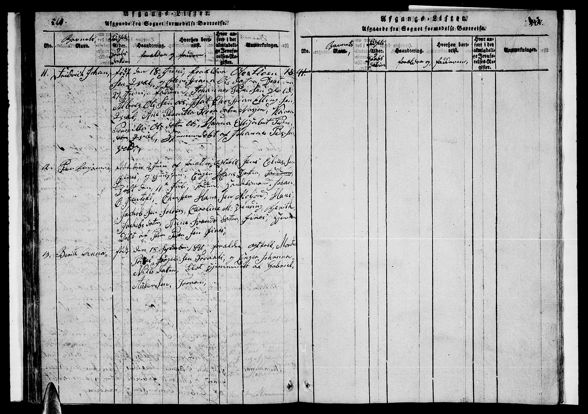 Ministerialprotokoller, klokkerbøker og fødselsregistre - Nordland, AV/SAT-A-1459/846/L0651: Parish register (copy) no. 846C01, 1821-1841, p. 561-562