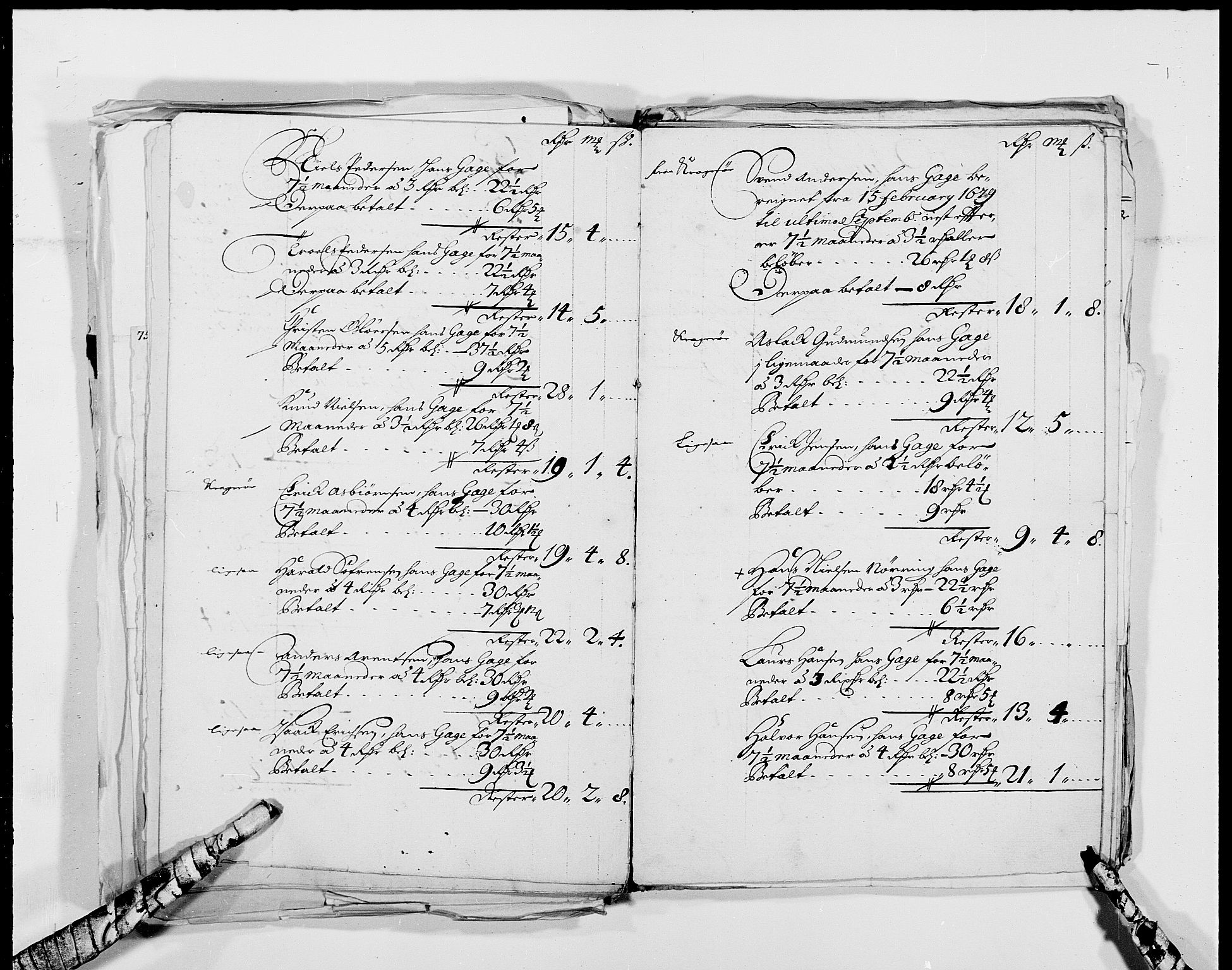 Rentekammeret inntil 1814, Reviderte regnskaper, Byregnskaper, RA/EA-4066/R/Rj/L0193: [J3] Kontribusjonsregnskap (med Langesund, Brevik, Porsgrunn og Kragerø), 1663-1691, p. 472