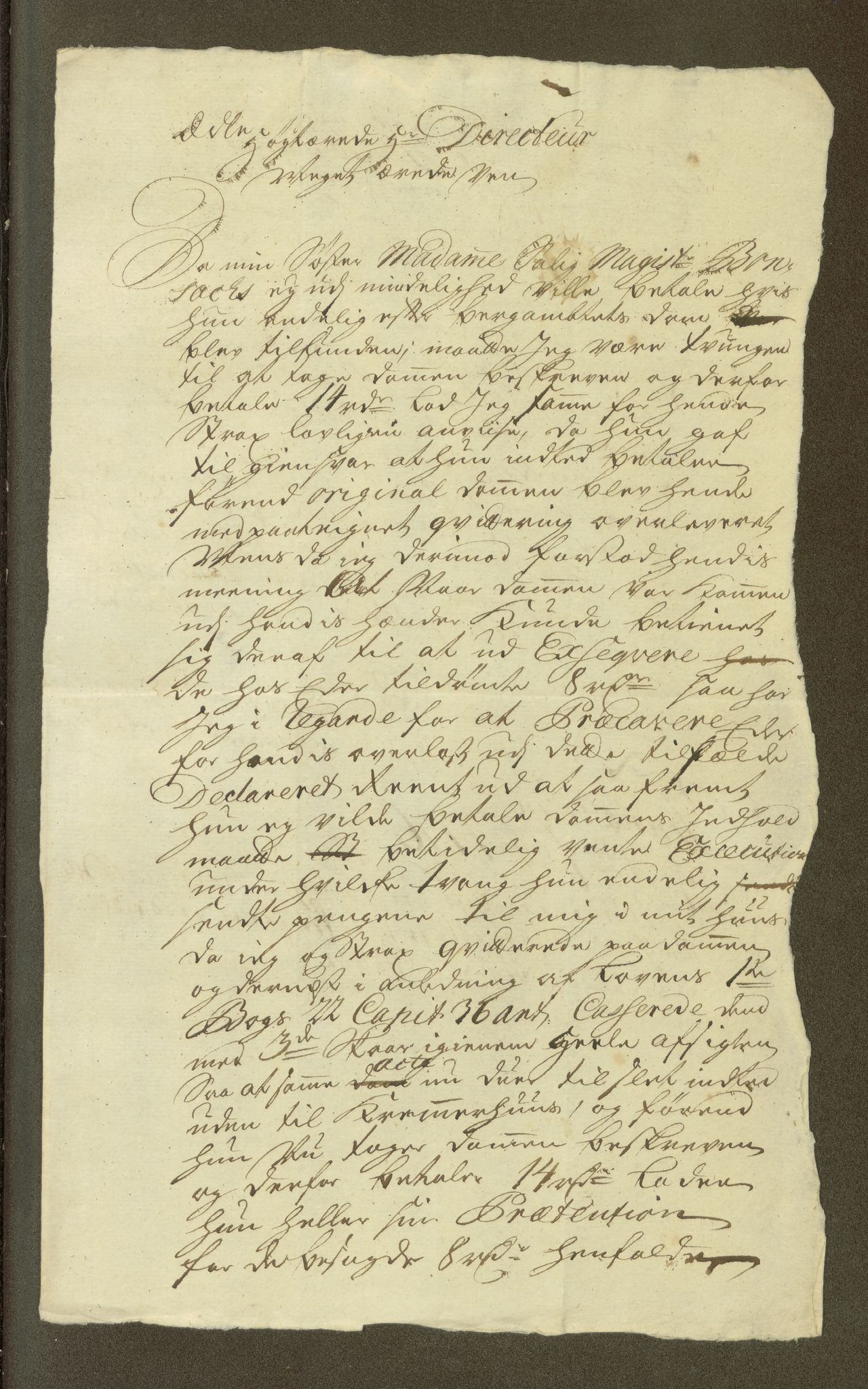 Horneman, AV/SAT-PA-0236/G/L0130: Familiebrev og dokumenter: Bonsach, 1727-1763, p. 384