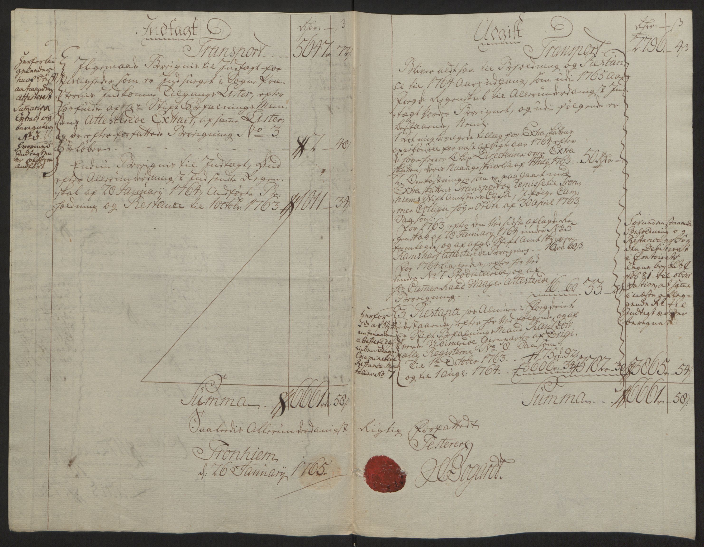 Rentekammeret inntil 1814, Reviderte regnskaper, Fogderegnskap, AV/RA-EA-4092/R64/L4502: Ekstraskatten Namdal, 1762-1772, p. 81