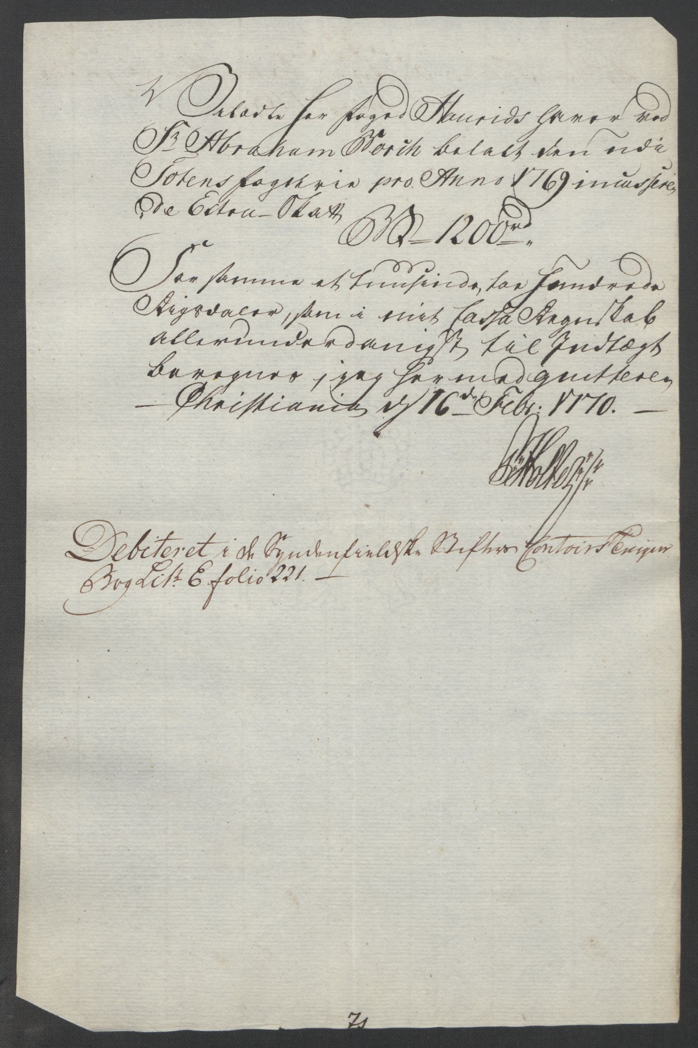 Rentekammeret inntil 1814, Reviderte regnskaper, Fogderegnskap, RA/EA-4092/R19/L1399: Fogderegnskap Toten, Hadeland og Vardal, 1762-1783, p. 171