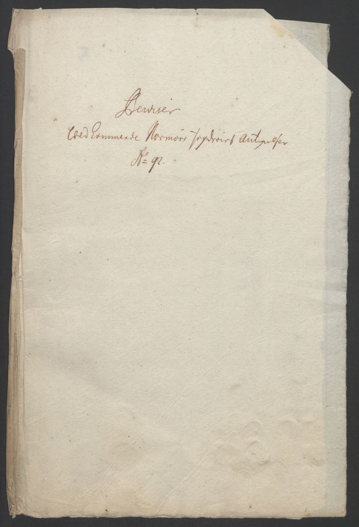 Rentekammeret inntil 1814, Reviderte regnskaper, Fogderegnskap, RA/EA-4092/R56/L3735: Fogderegnskap Nordmøre, 1692-1693, p. 179