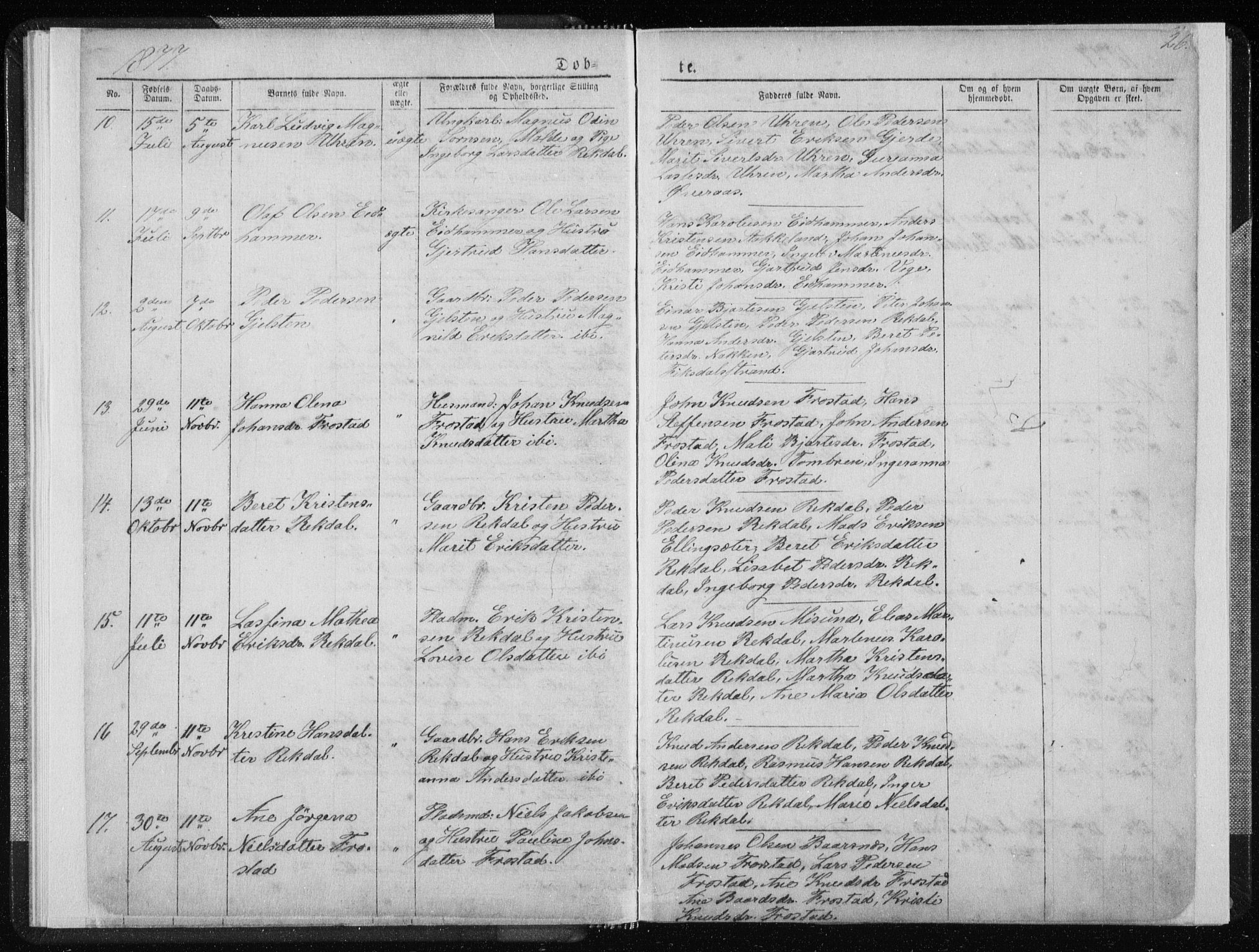 Ministerialprotokoller, klokkerbøker og fødselsregistre - Møre og Romsdal, SAT/A-1454/540/L0541: Parish register (copy) no. 540C01, 1867-1920, p. 26