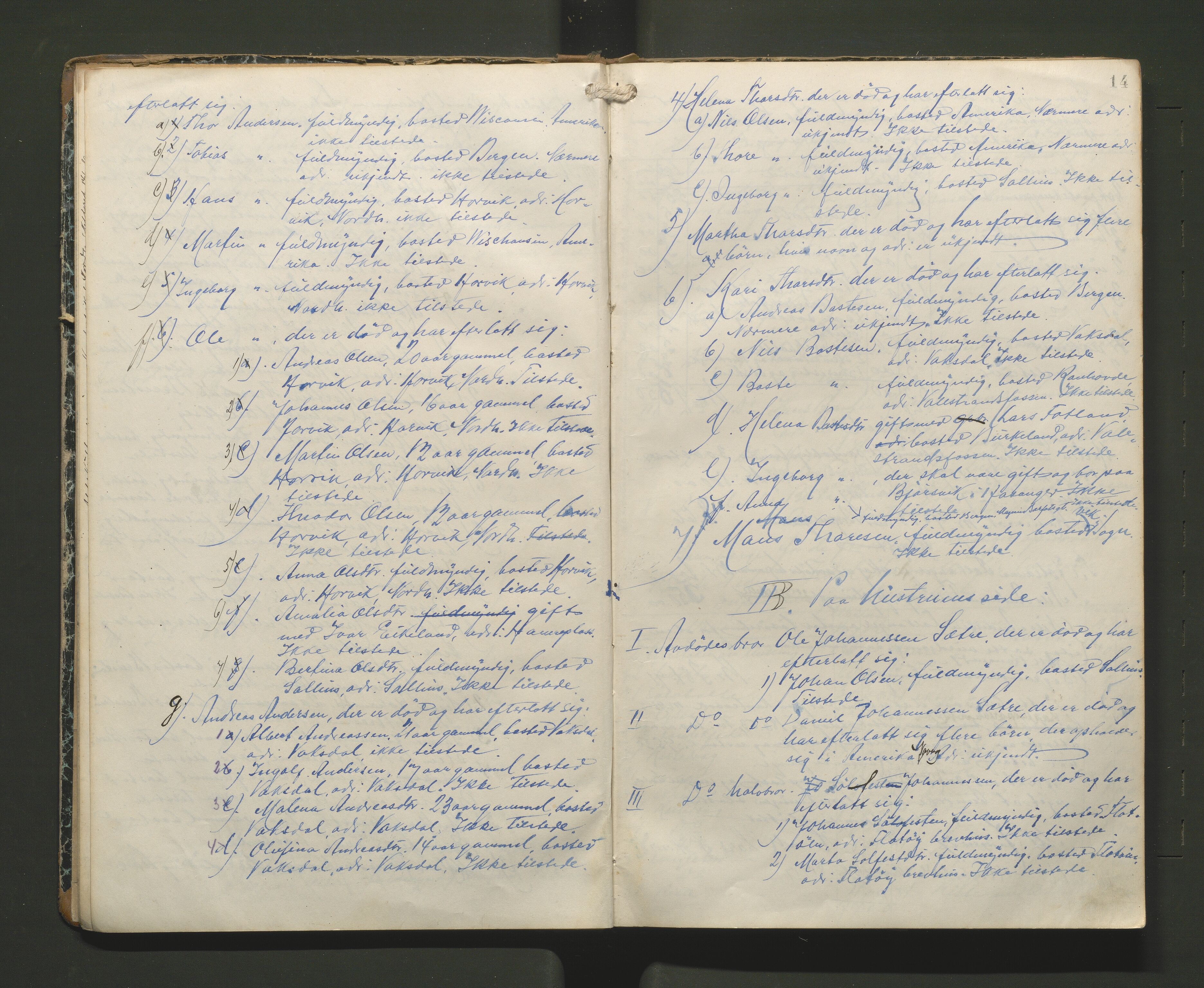 Lensmannen i Hamre, AV/SAB-A-32601/0006/L0004: Registreringsprotokoll, 1917-1928, p. 13b-14a