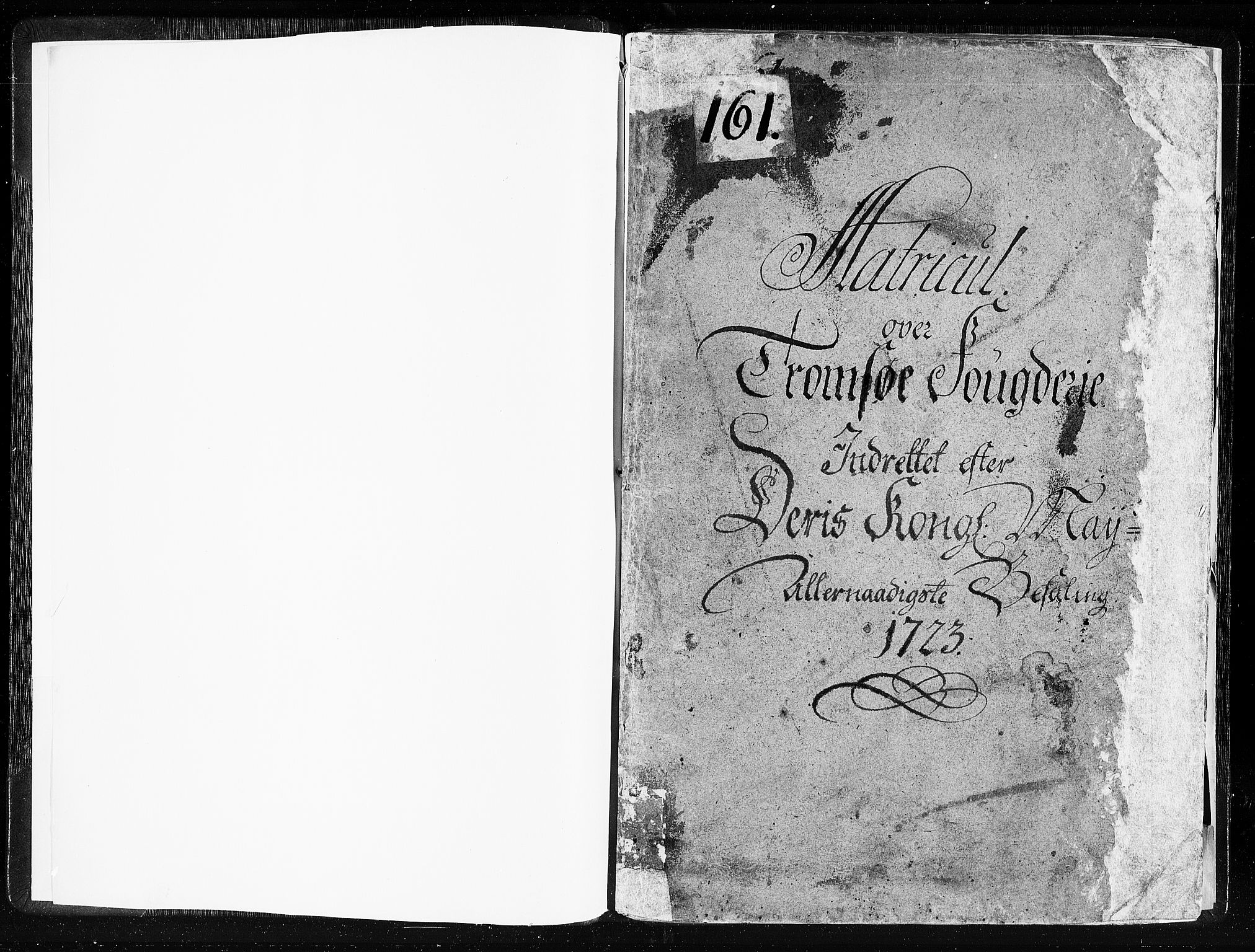 Rentekammeret inntil 1814, Realistisk ordnet avdeling, RA/EA-4070/N/Nb/Nbf/L0181: Troms matrikkelprotokoll, 1723, p. 2