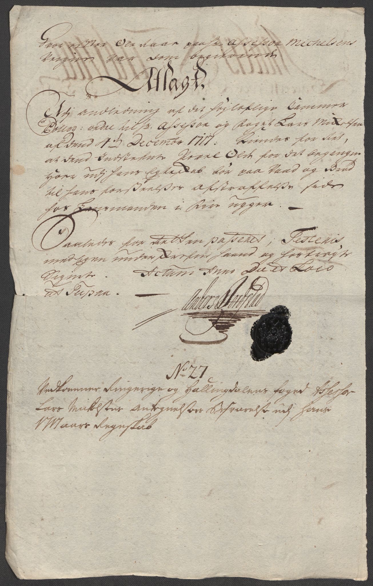 Rentekammeret inntil 1814, Reviderte regnskaper, Fogderegnskap, RA/EA-4092/R23/L1475: Fogderegnskap Ringerike og Hallingdal, 1717, p. 461