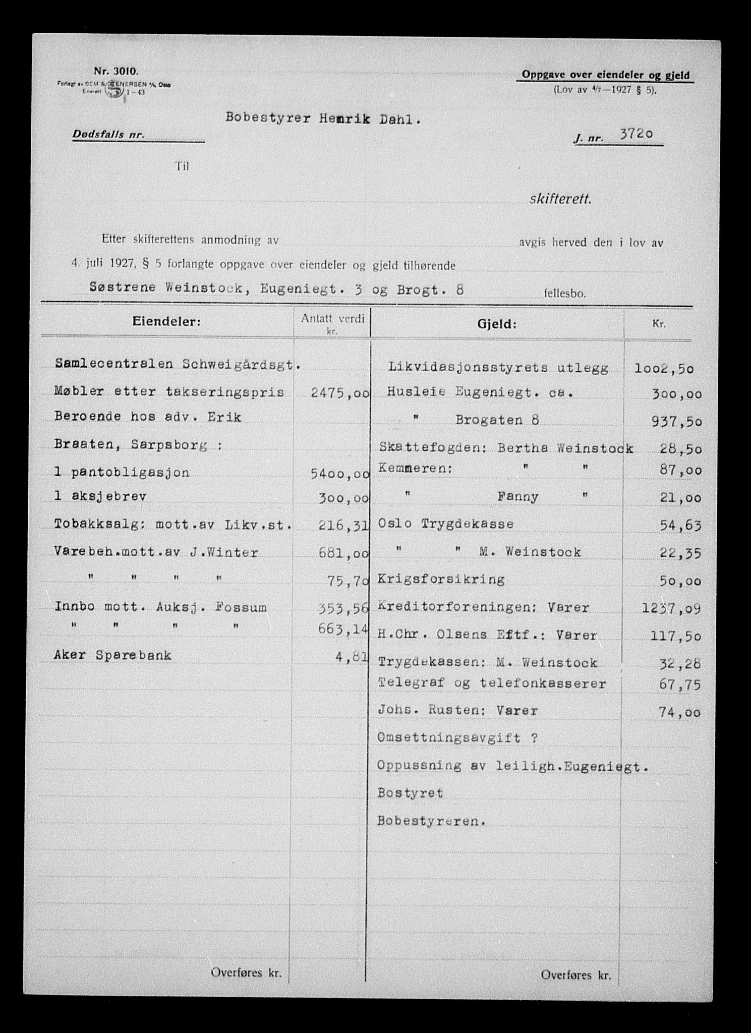 Justisdepartementet, Tilbakeføringskontoret for inndratte formuer, AV/RA-S-1564/H/Hc/Hcc/L0986: --, 1945-1947, p. 58