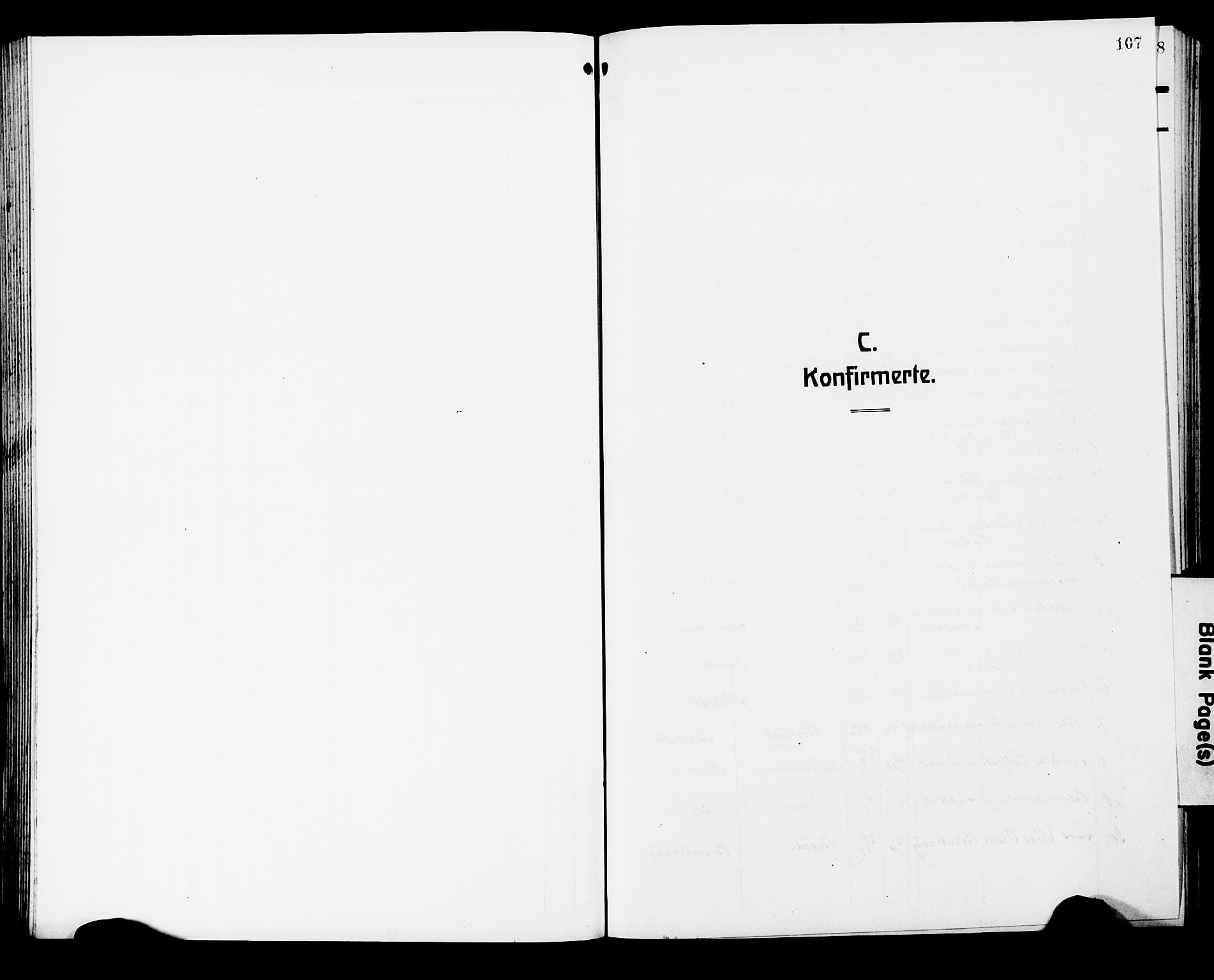 Ministerialprotokoller, klokkerbøker og fødselsregistre - Møre og Romsdal, SAT/A-1454/522/L0328: Parish register (copy) no. 522C07, 1909-1925, p. 107