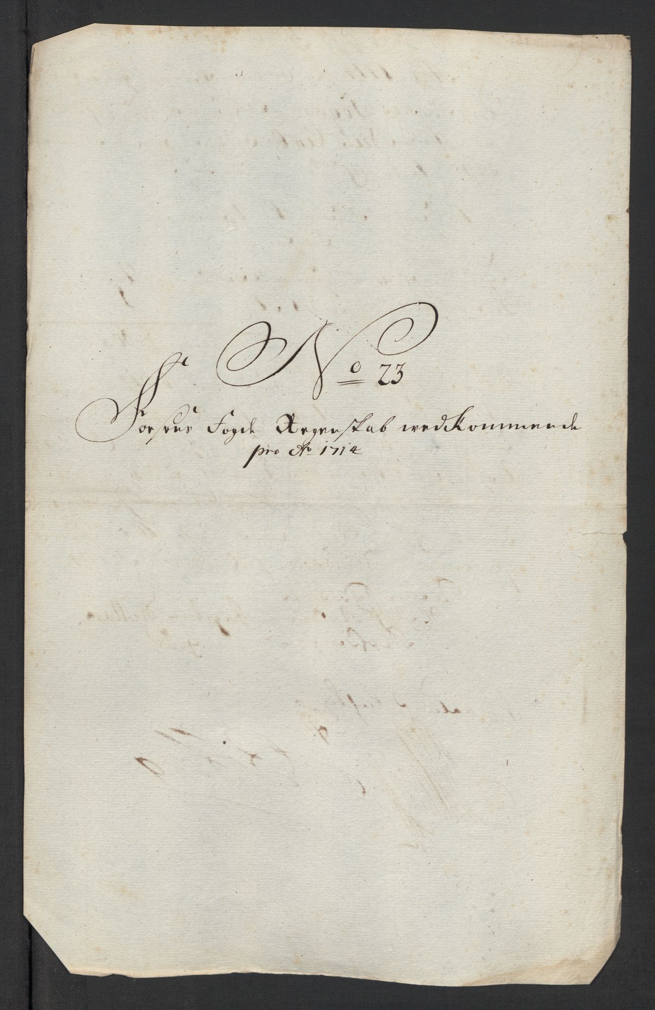 Rentekammeret inntil 1814, Reviderte regnskaper, Fogderegnskap, AV/RA-EA-4092/R57/L3862: Fogderegnskap Fosen, 1714, p. 170