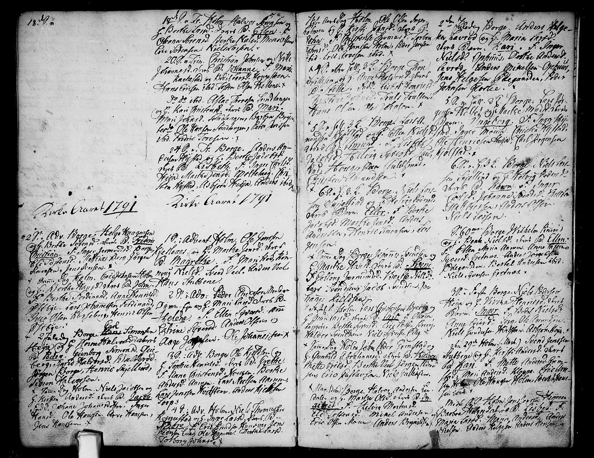 Borge prestekontor Kirkebøker, AV/SAO-A-10903/F/Fa/L0001: Parish register (official) no. I 1, 1723-1792