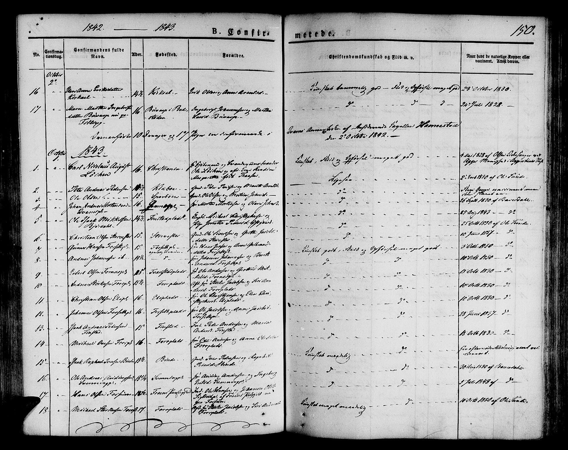 Ministerialprotokoller, klokkerbøker og fødselsregistre - Nord-Trøndelag, SAT/A-1458/746/L0445: Parish register (official) no. 746A04, 1826-1846, p. 150