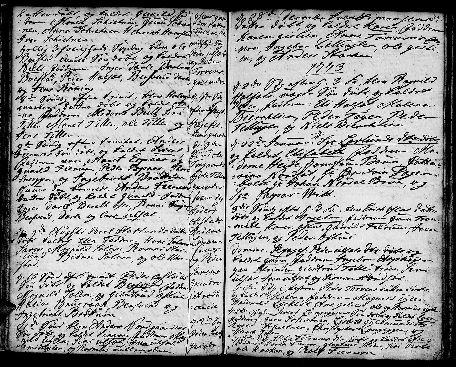 Ministerialprotokoller, klokkerbøker og fødselsregistre - Sør-Trøndelag, SAT/A-1456/618/L0437: Parish register (official) no. 618A02, 1749-1782, p. 39