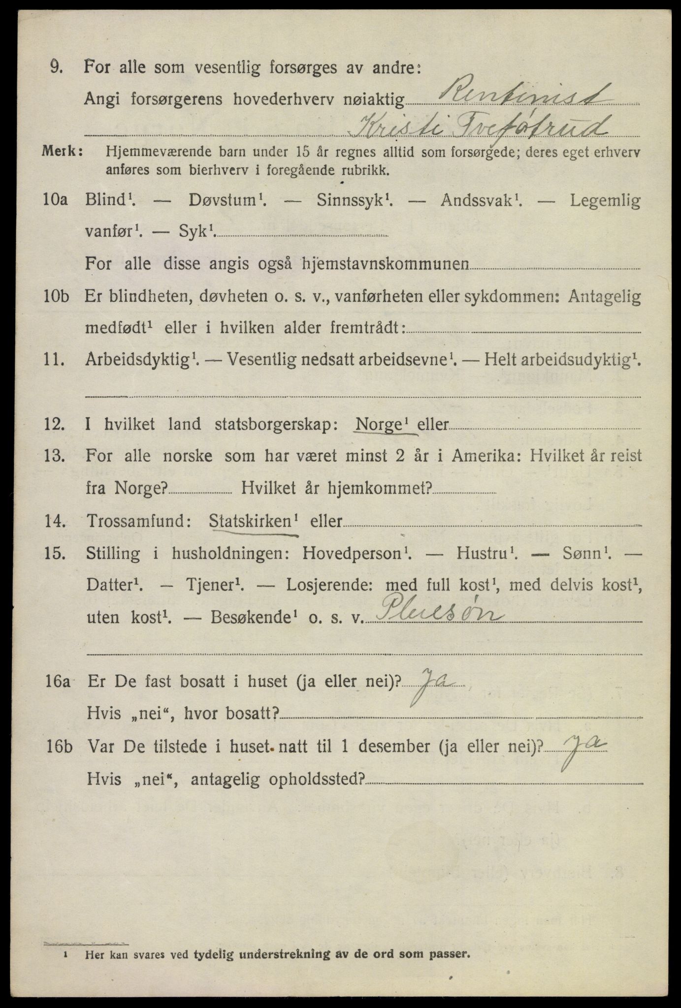 SAKO, 1920 census for Modum, 1920, p. 21002