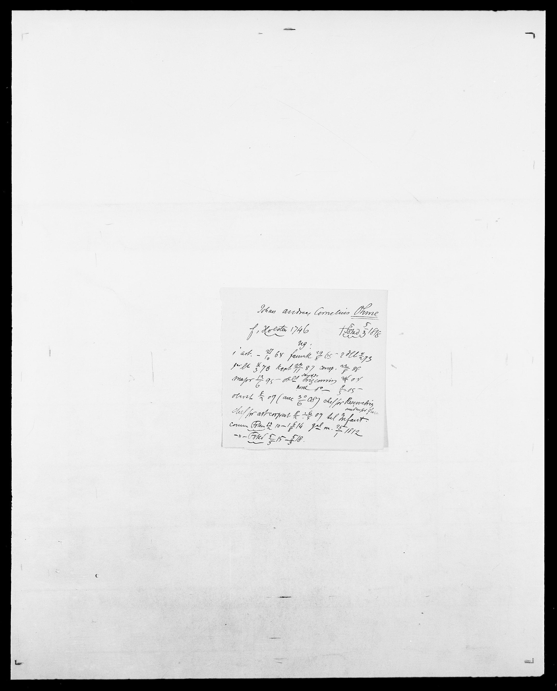 Delgobe, Charles Antoine - samling, AV/SAO-PAO-0038/D/Da/L0029: Obel - Oxholm, p. 78