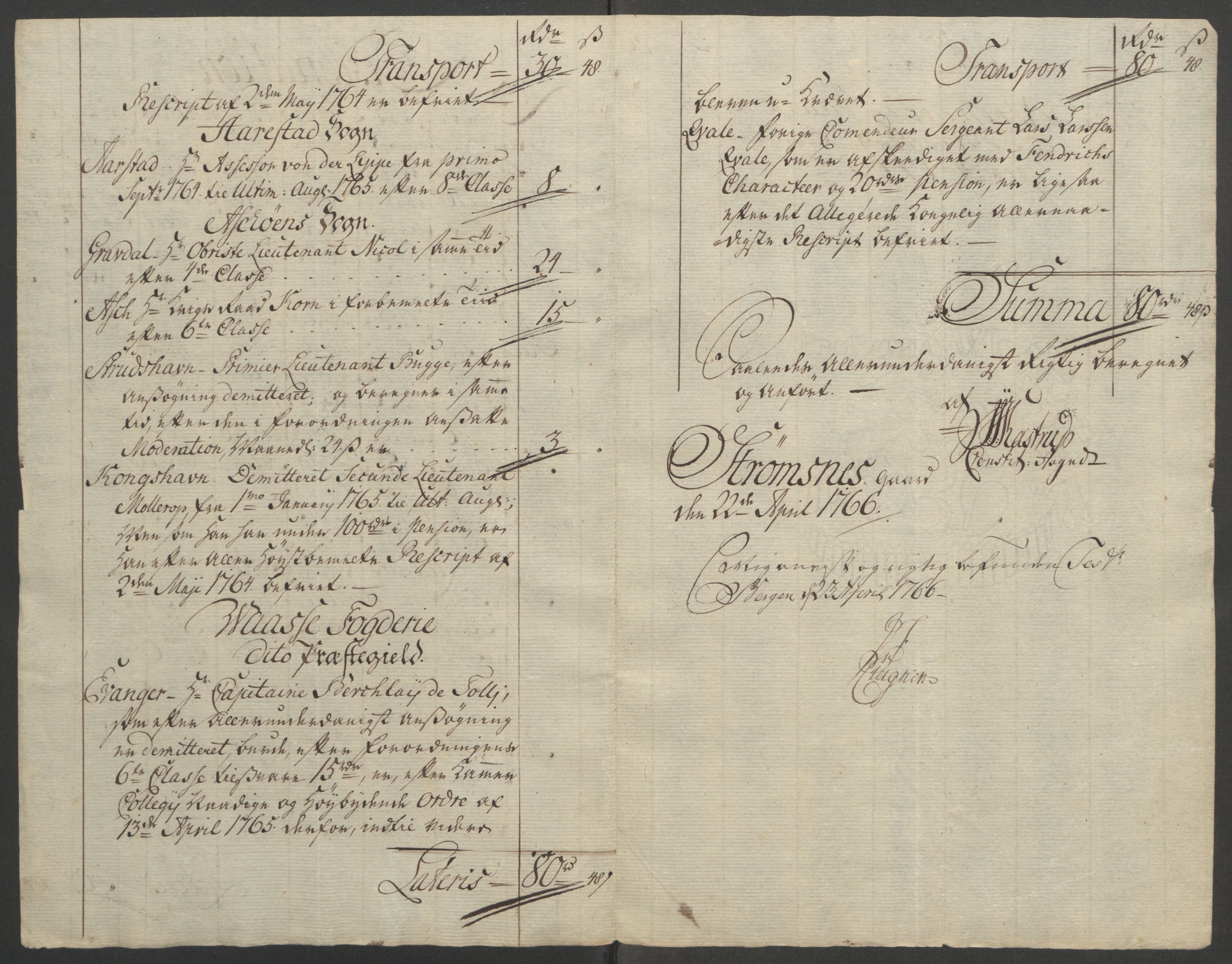 Rentekammeret inntil 1814, Reviderte regnskaper, Fogderegnskap, AV/RA-EA-4092/R51/L3303: Ekstraskatten Nordhordland og Voss, 1762-1772, p. 104