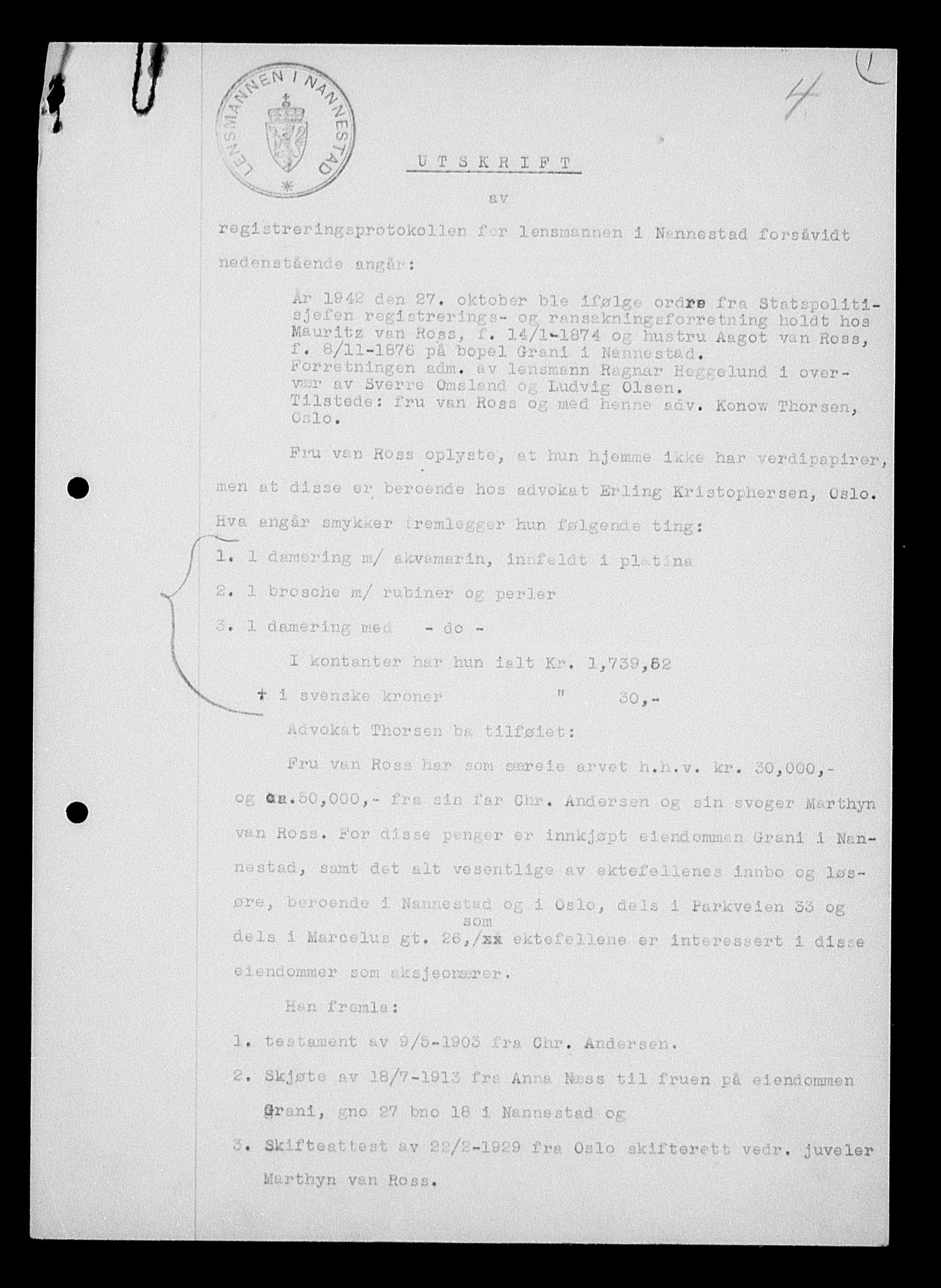 Justisdepartementet, Tilbakeføringskontoret for inndratte formuer, AV/RA-S-1564/H/Hc/Hcc/L0973: --, 1945-1947, p. 15