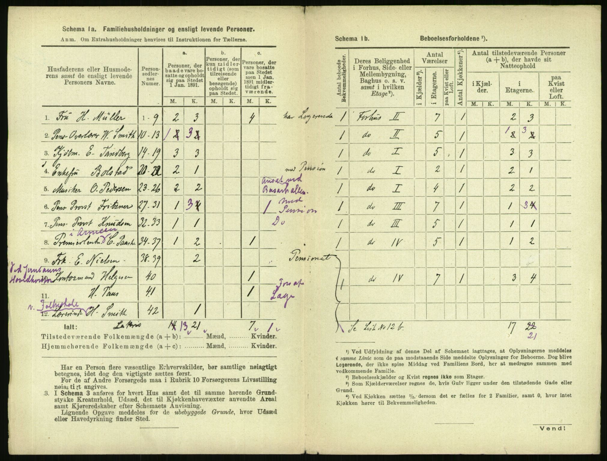 RA, 1891 census for 0301 Kristiania, 1891, p. 45453