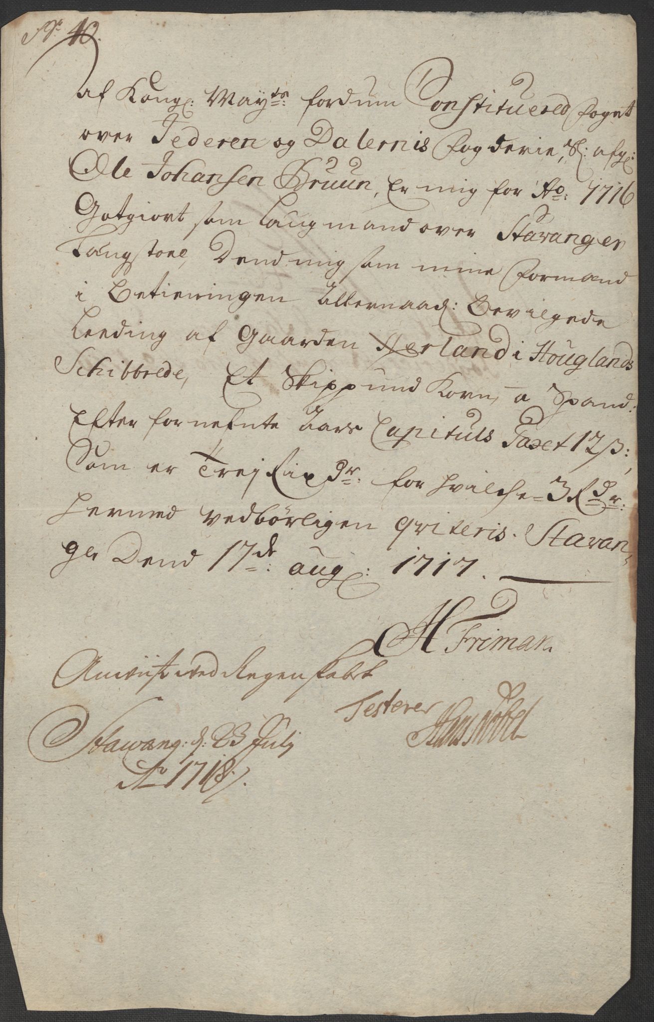 Rentekammeret inntil 1814, Reviderte regnskaper, Fogderegnskap, AV/RA-EA-4092/R46/L2740: Fogderegnskap Jæren og Dalane, 1715-1716, p. 446