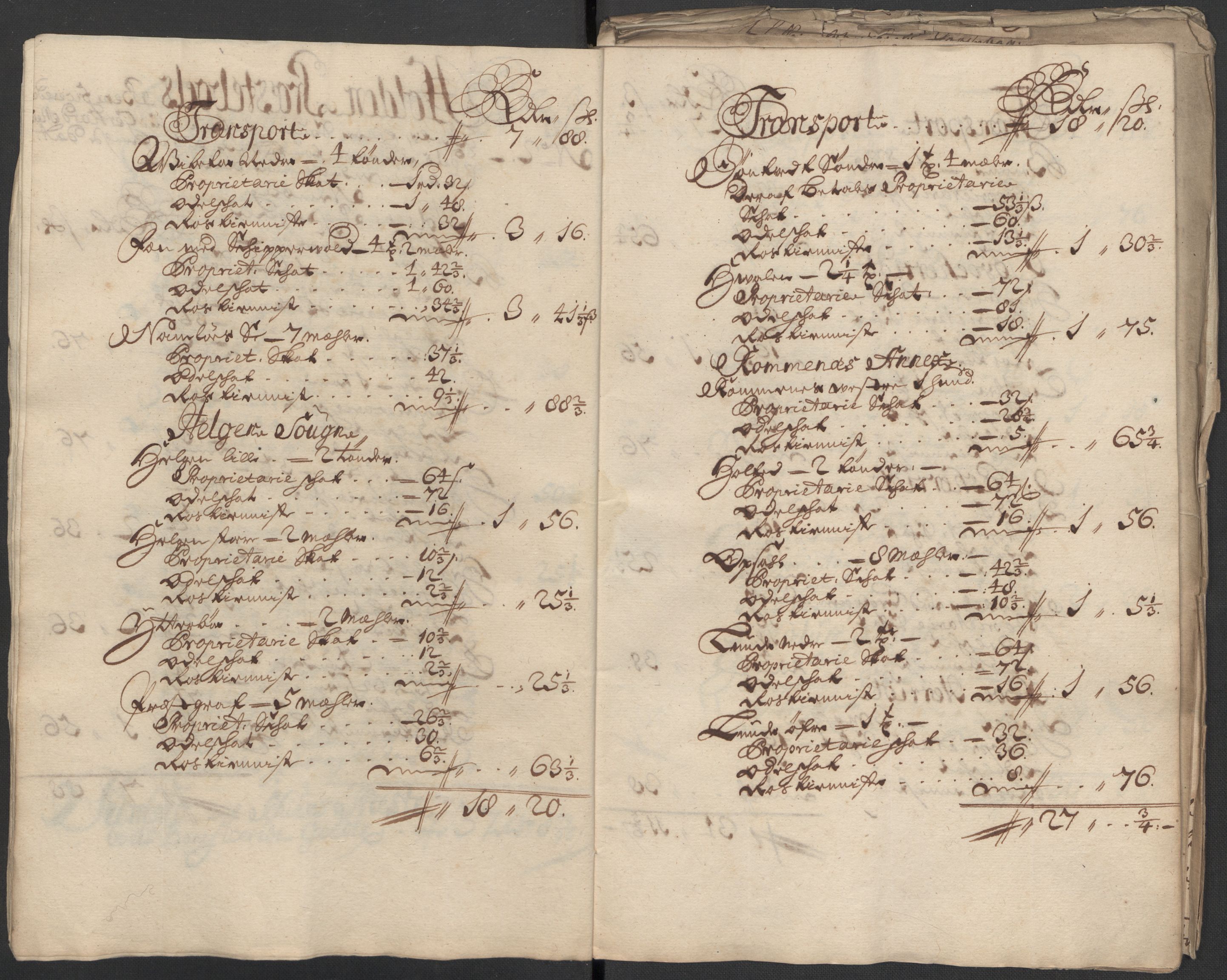 Rentekammeret inntil 1814, Reviderte regnskaper, Fogderegnskap, AV/RA-EA-4092/R36/L2124: Fogderegnskap Øvre og Nedre Telemark og Bamble, 1713, p. 264