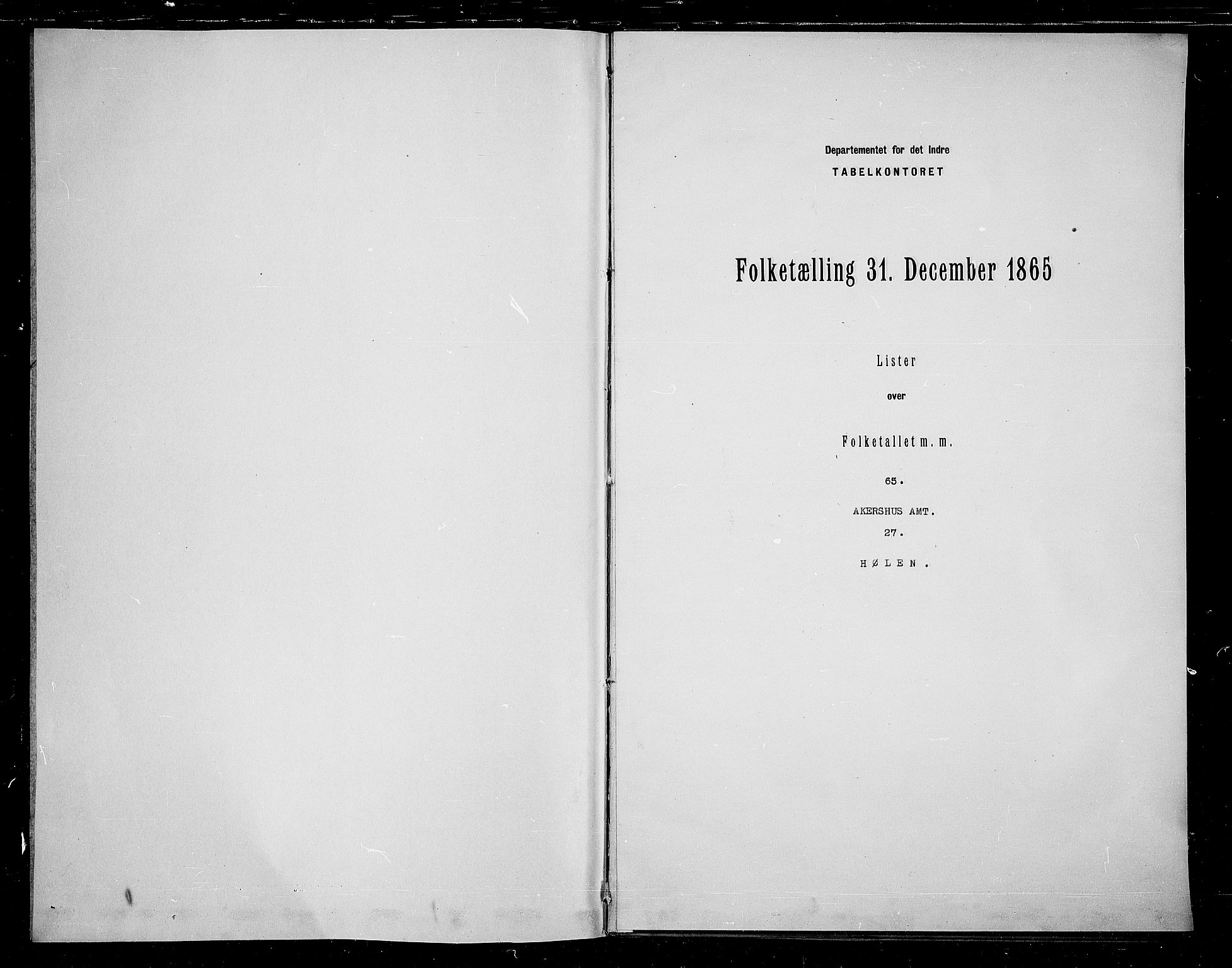 RA, 1865 census for Vestby, 1865, p. 177