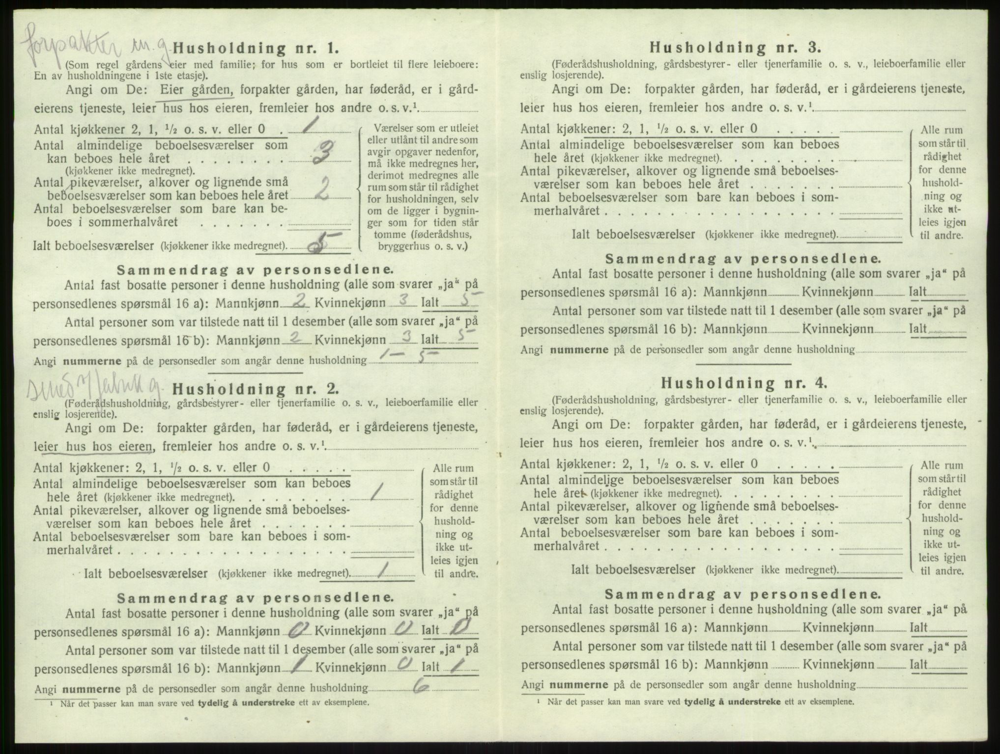 SAB, 1920 census for Kyrkjebø, 1920, p. 703