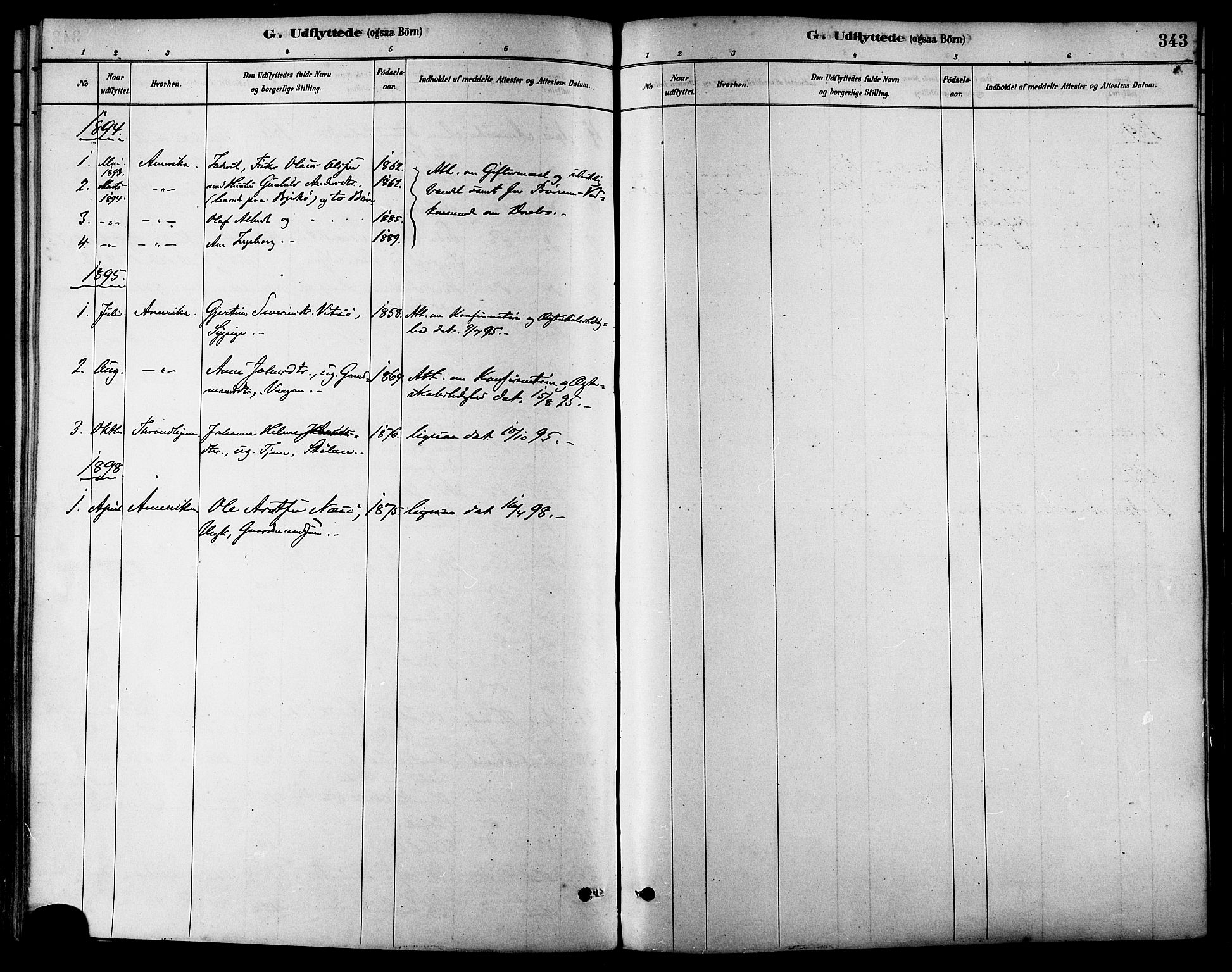 Ministerialprotokoller, klokkerbøker og fødselsregistre - Sør-Trøndelag, SAT/A-1456/630/L0496: Parish register (official) no. 630A09, 1879-1895, p. 343