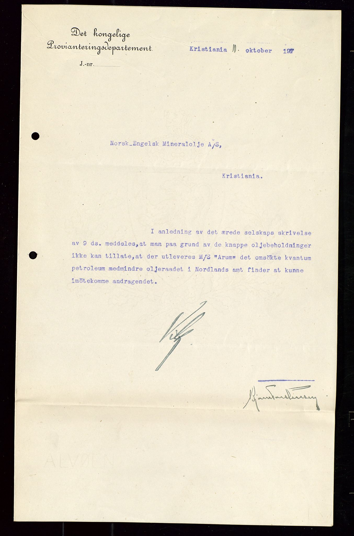 Pa 1521 - A/S Norske Shell, AV/SAST-A-101915/E/Ea/Eaa/L0020: Sjefskorrespondanse, 1917, p. 34