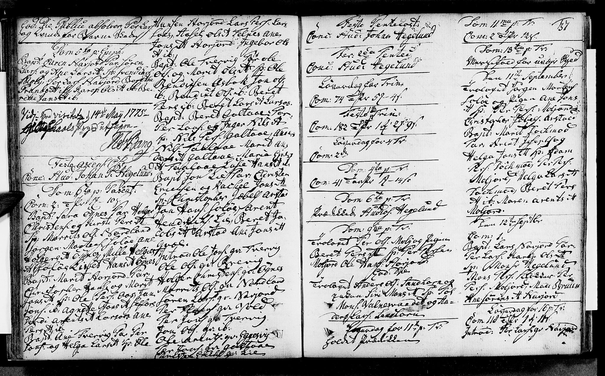 Ministerialprotokoller, klokkerbøker og fødselsregistre - Nordland, SAT/A-1459/846/L0643: Parish register (official) no. 846A01, 1748-1804, p. 37