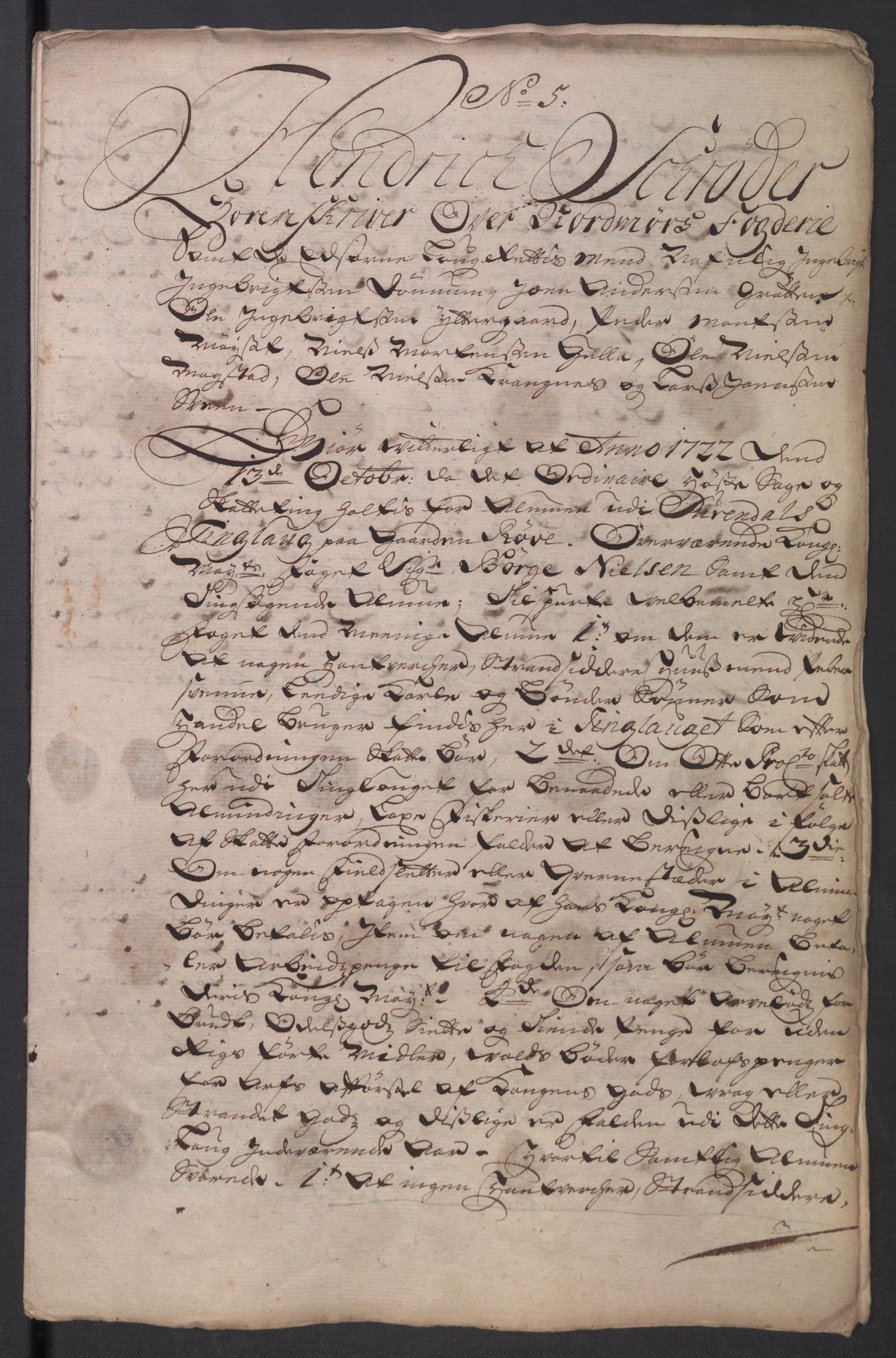 Rentekammeret inntil 1814, Reviderte regnskaper, Fogderegnskap, AV/RA-EA-4092/R56/L3755: Fogderegnskap Nordmøre, 1722, p. 107