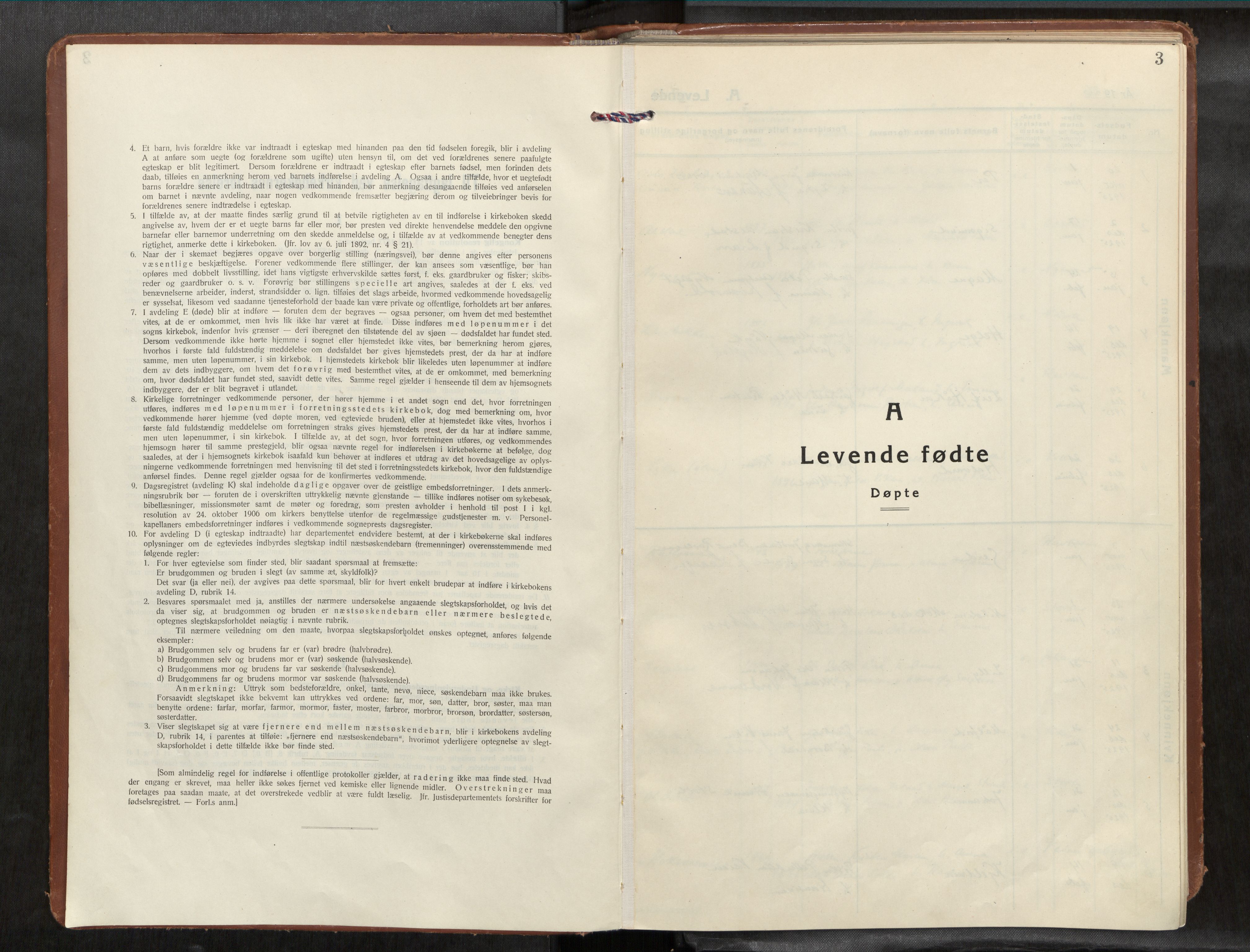 Frosta sokneprestkontor, SAT/A-4380/2/H/Haa/L0001: Parish register (official) no. 1, 1926-1934, p. 3