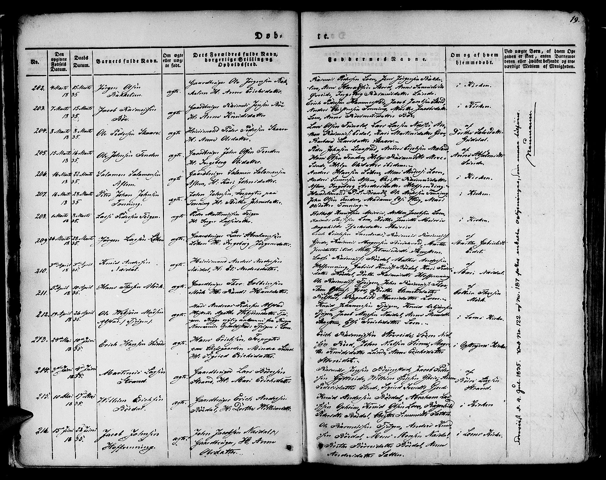 Innvik sokneprestembete, SAB/A-80501: Parish register (official) no. A 4I, 1831-1846, p. 19